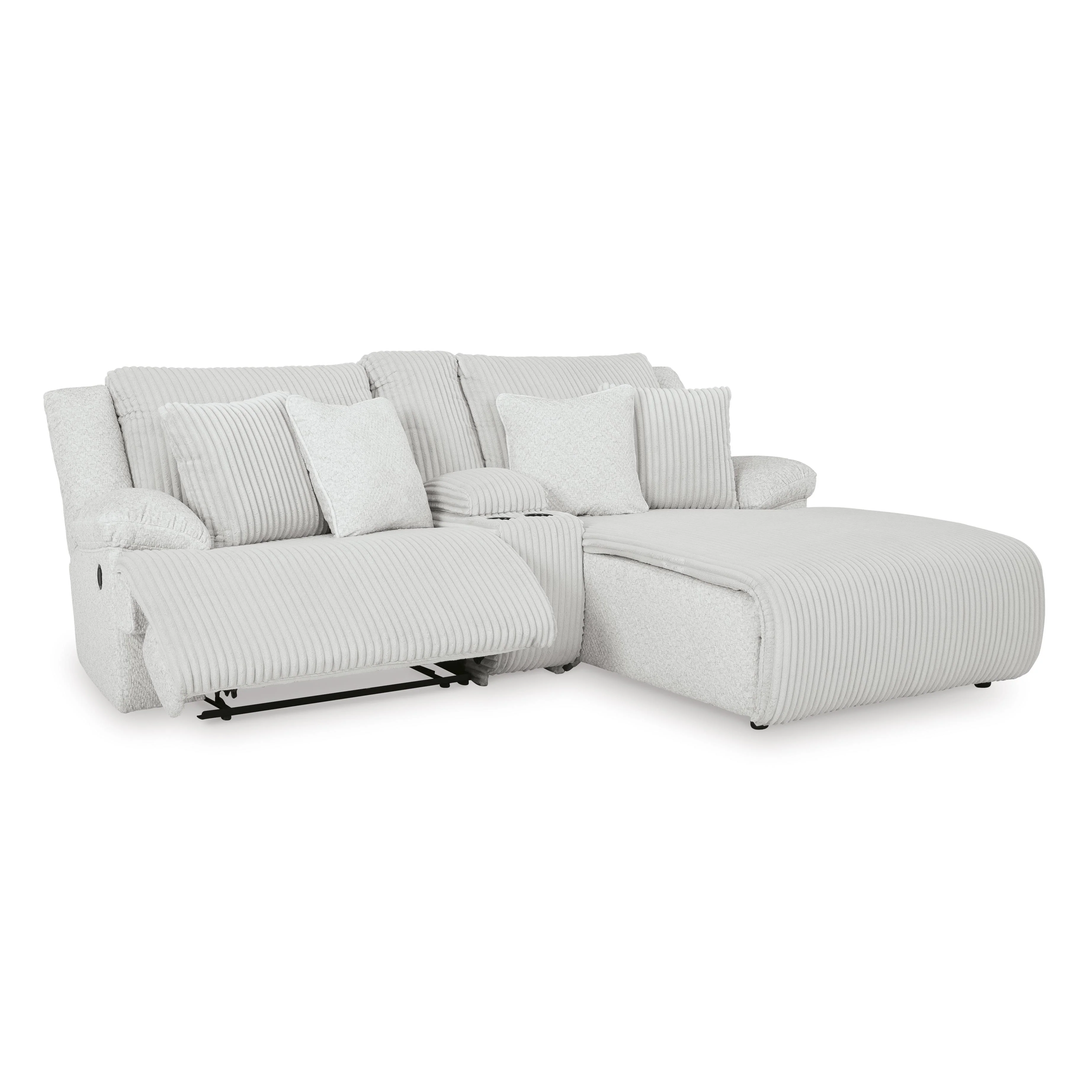 Signature Design by Ashley Top Tier 92706S4C 3 pc Reclining Sectional Sofa with Chaise - Image 2