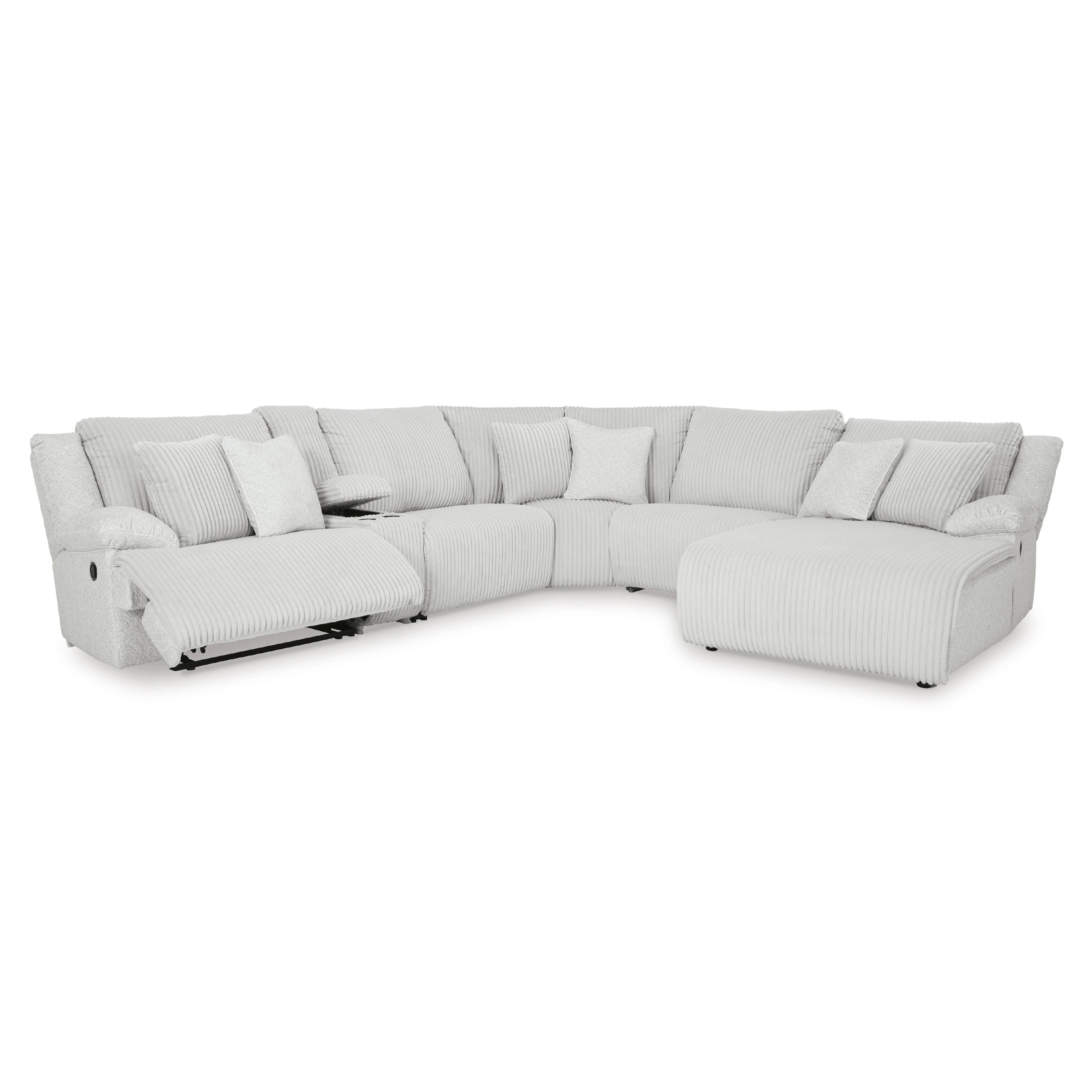 Signature Design by Ashley Top Tier 92706S1C 6 pc Reclining Sectional with Chaise - Image 2