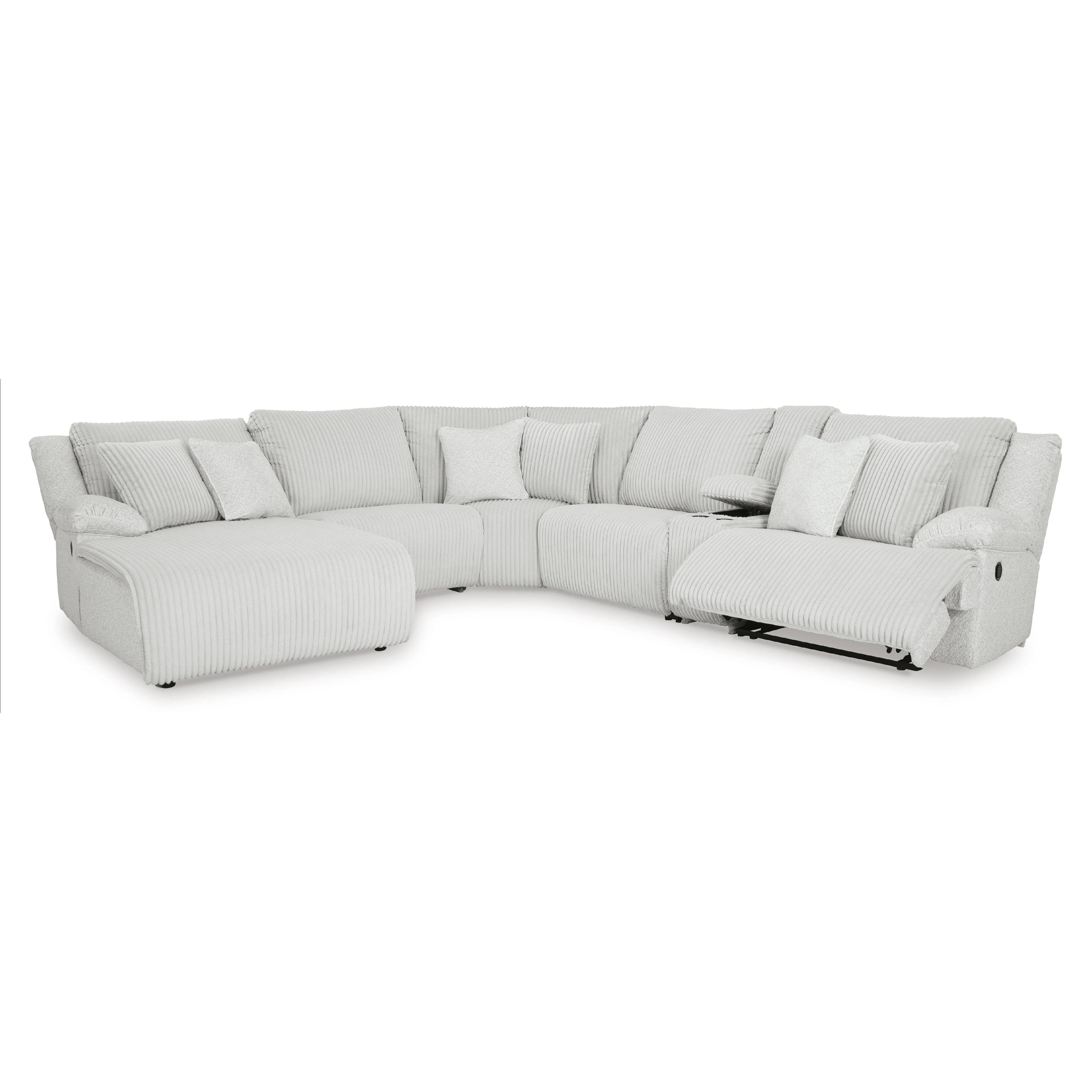 Signature Design by Ashley Top Tier 92706S2C 6 pc Reclining Sectional with Chaise - Image 2
