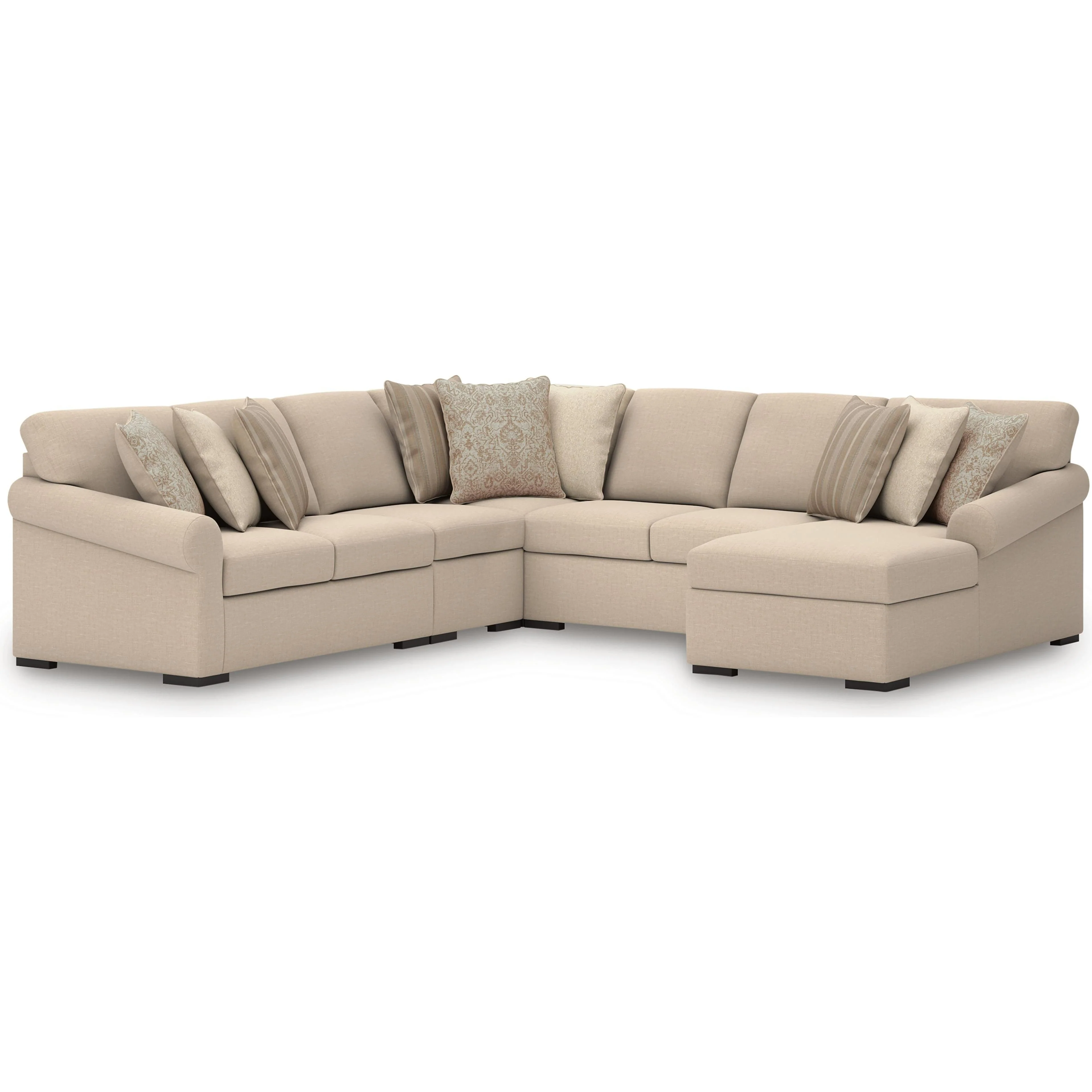 Benchcraft LadyMae 59404S4 5 pc Sectional with Chaise