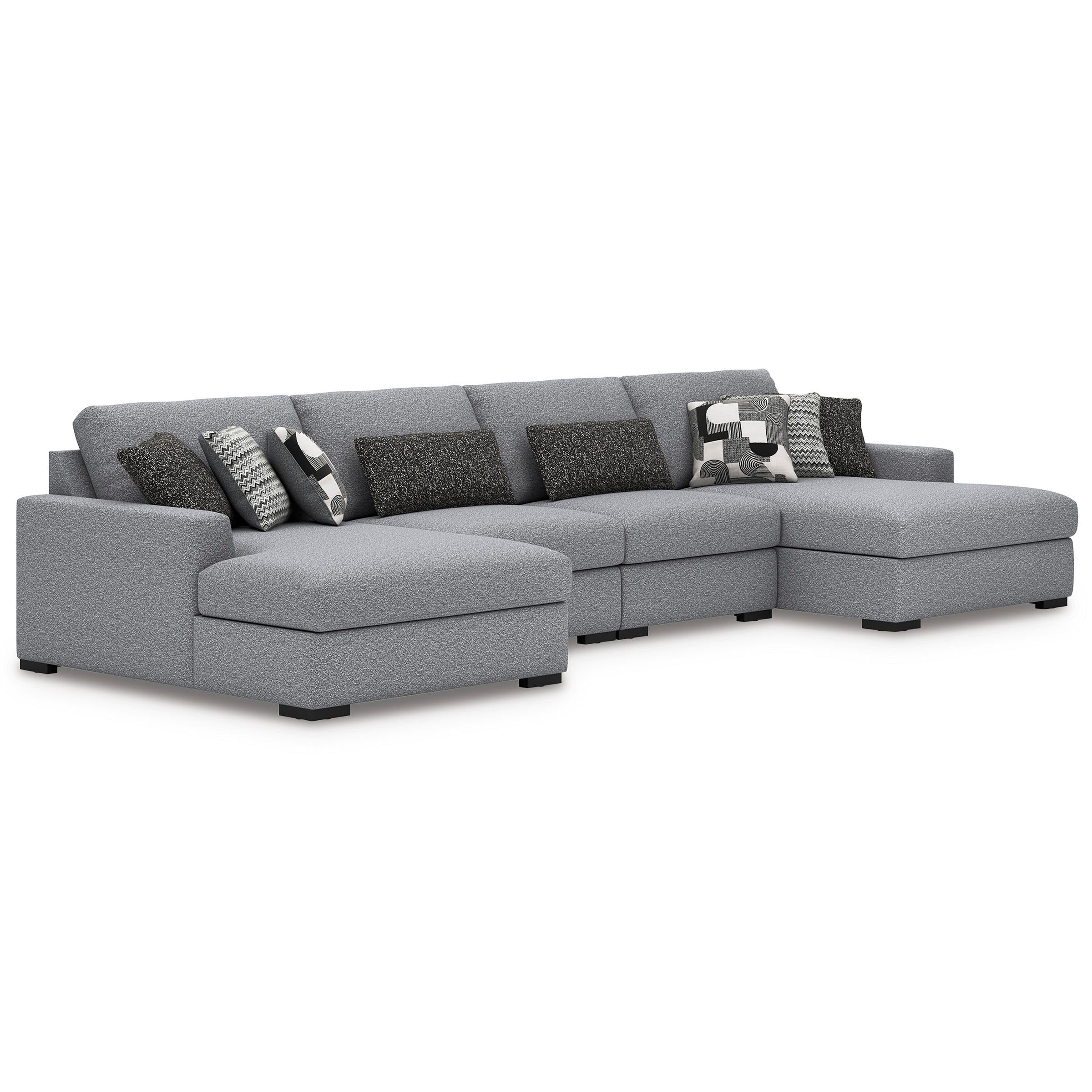 Benchcraft Bealton 61305S9 4 pc Sectional with Double Chaise