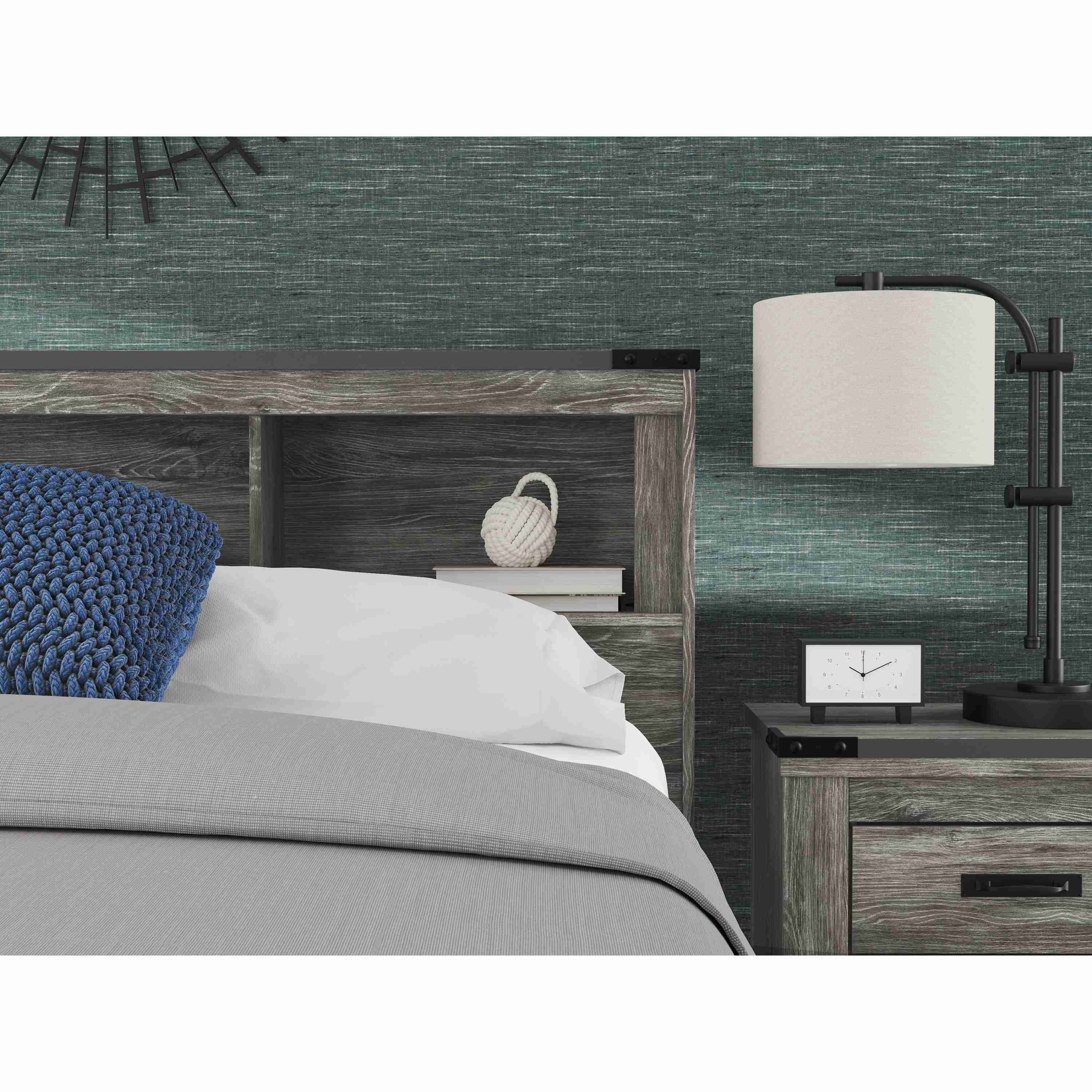 Signature Design by Ashley Frandern B4480-65 Queen Bookcase Headboard - Image 3