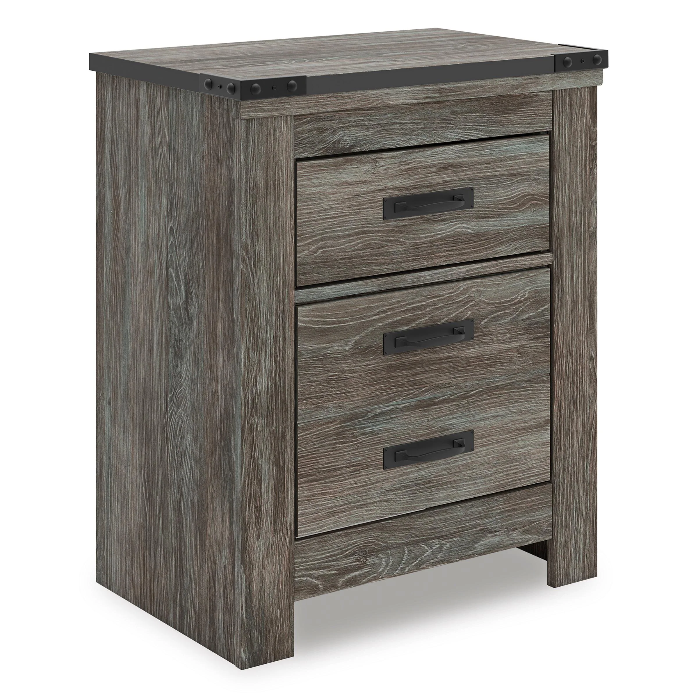 Signature Design by Ashley Frandern B4480-92 Two Drawer Night Stand - Image 1