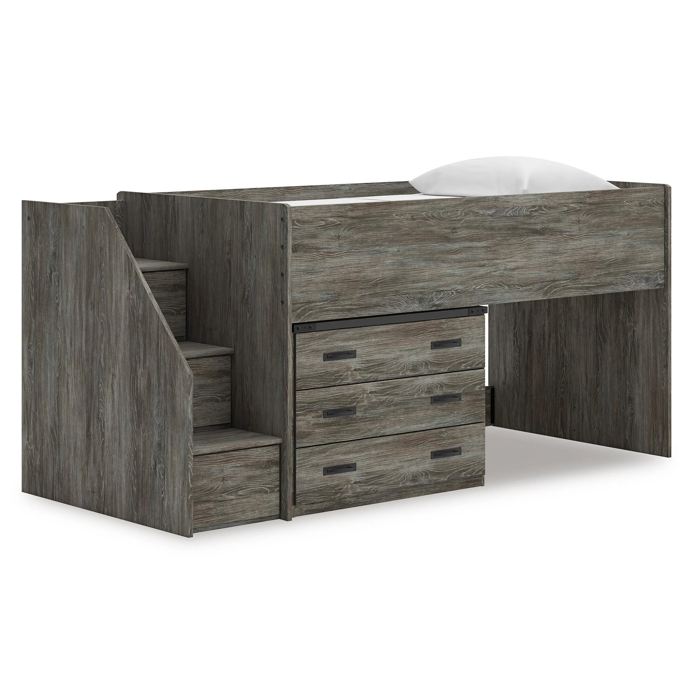 Signature Design by Ashley Frandern B4480B15 Twin Loft Bed with Drawer Storage