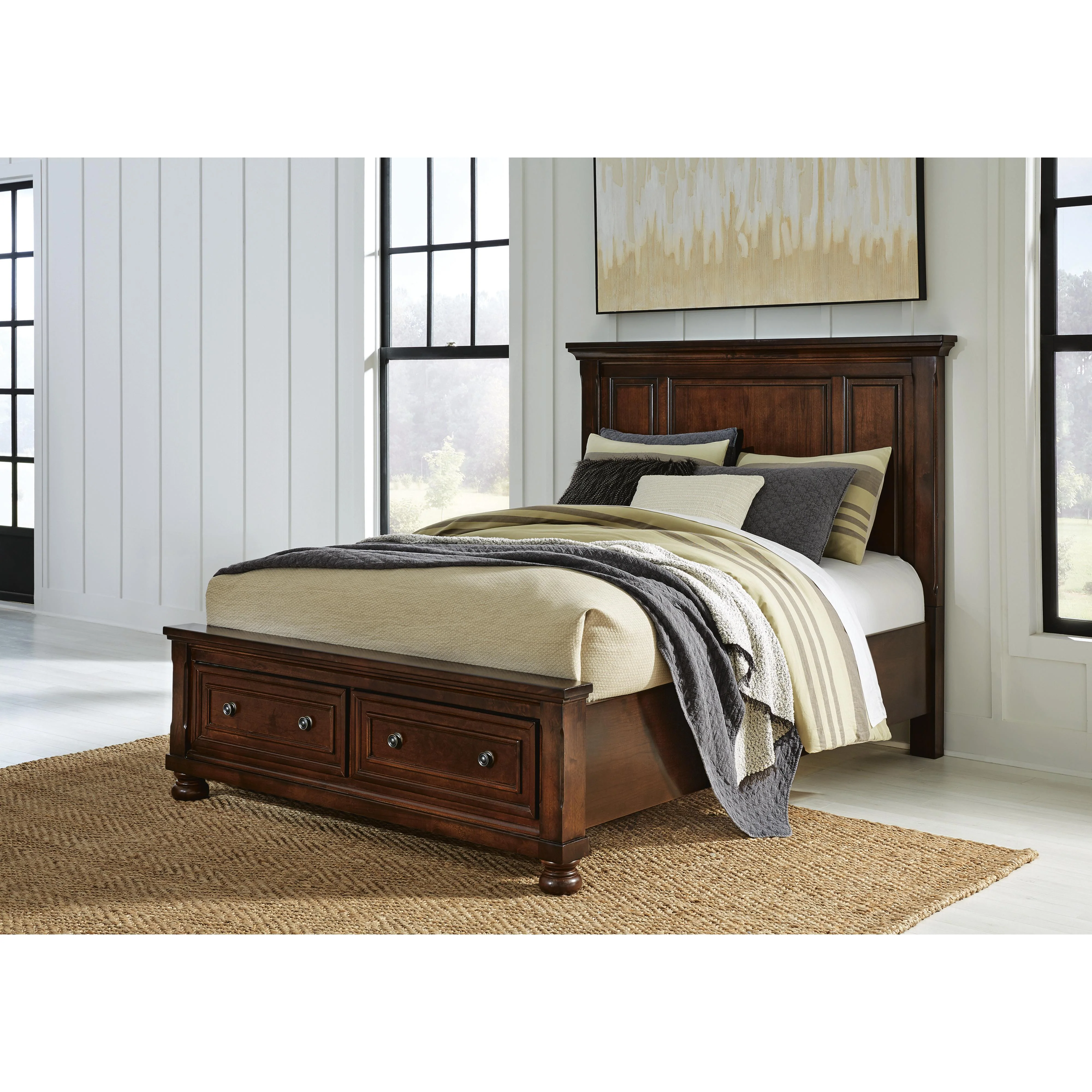 Millennium Porter B697B42 Queen Panel Storage Bed - Image 2