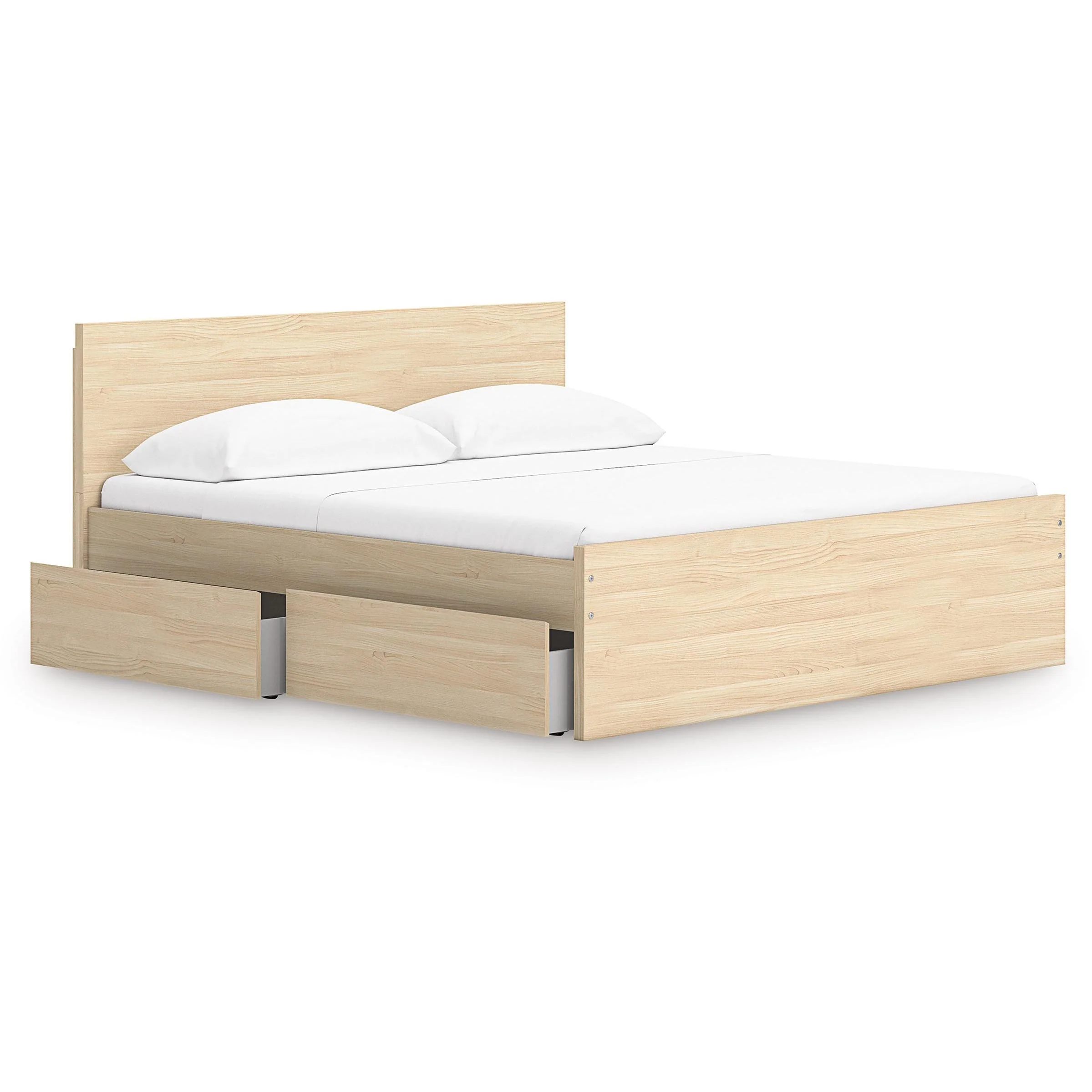 Signature Design by Ashley Onita EB9632B24 King Panel Platform Bed with 2 Side Storage - Image 2