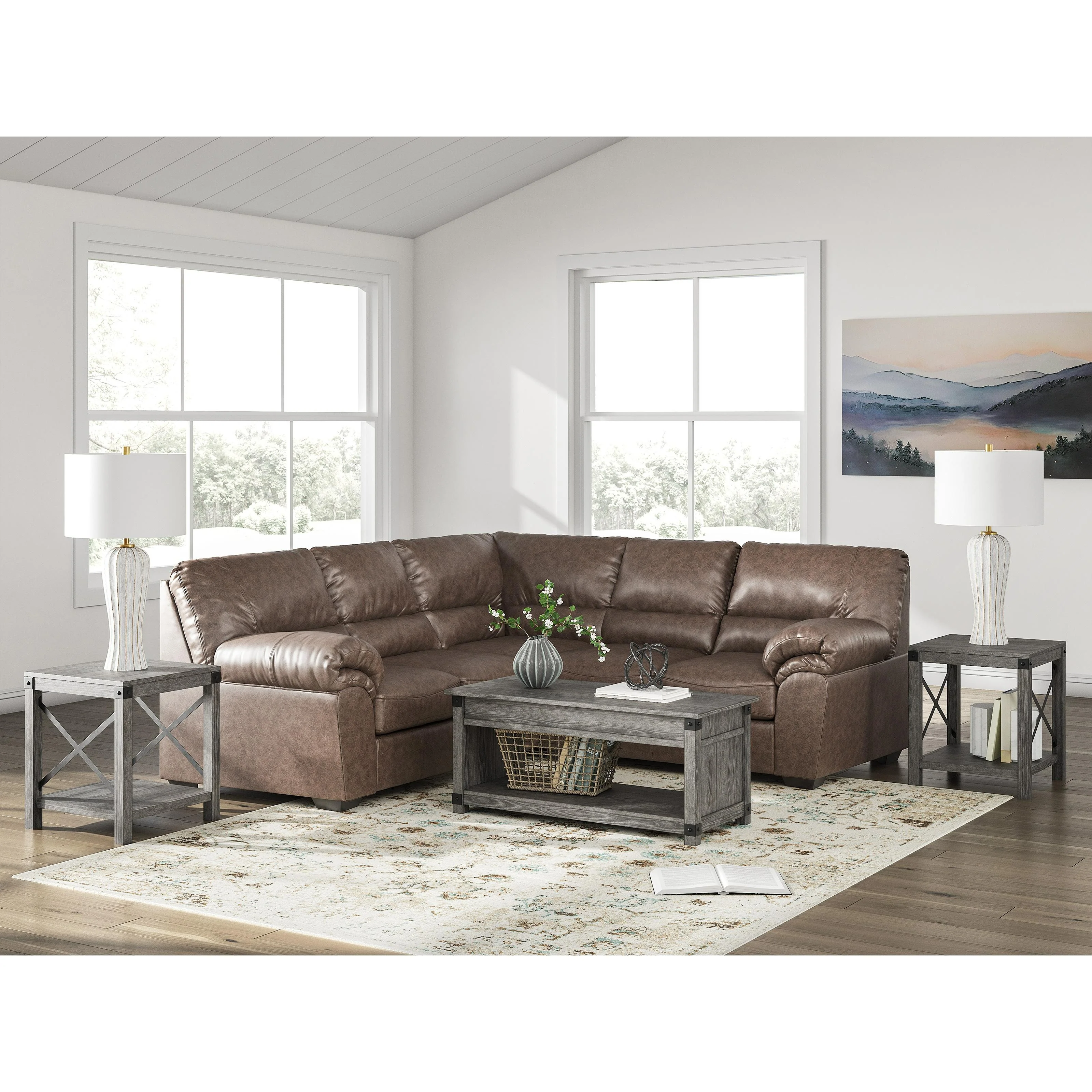 Signature Design by Ashley WillowBend PC27705S2 2 pc Sectional - Image 3