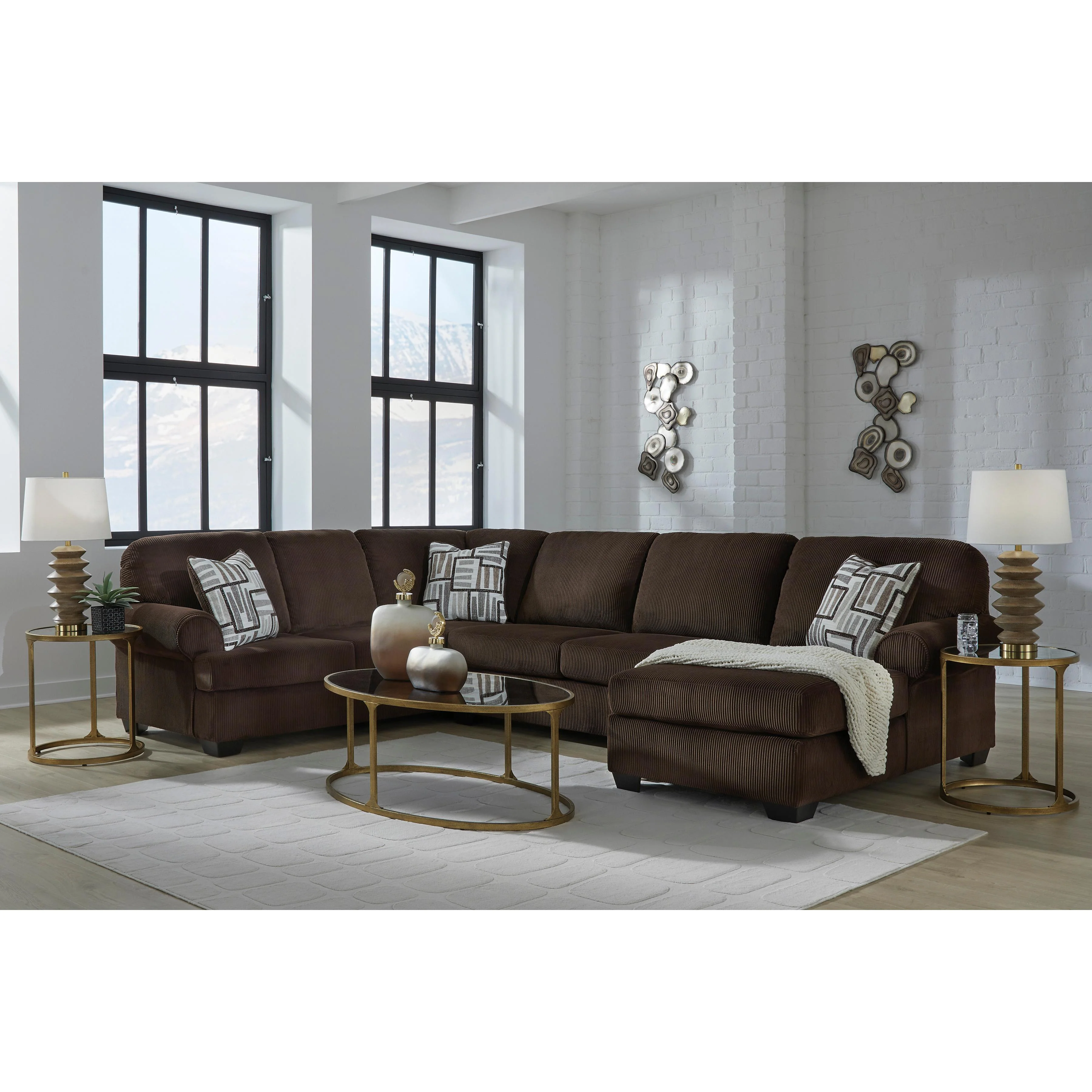 Signature Design by Ashley Kimlee PC35603S2 3 pc Sectional with Chaise - Image 3
