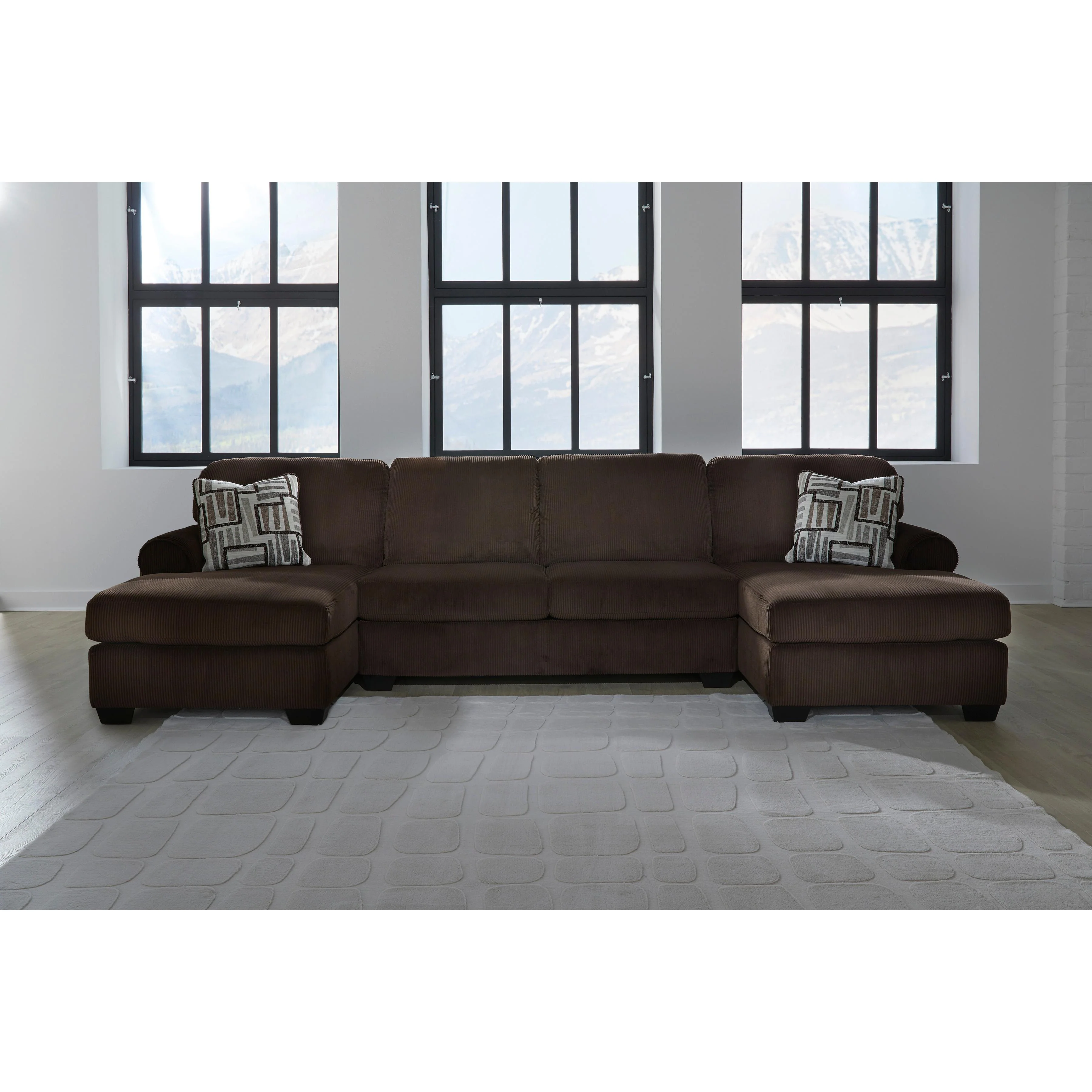 Signature Design by Ashley Kimlee PC35603S3 3 pc Sectional with Double Chaise - Image 2