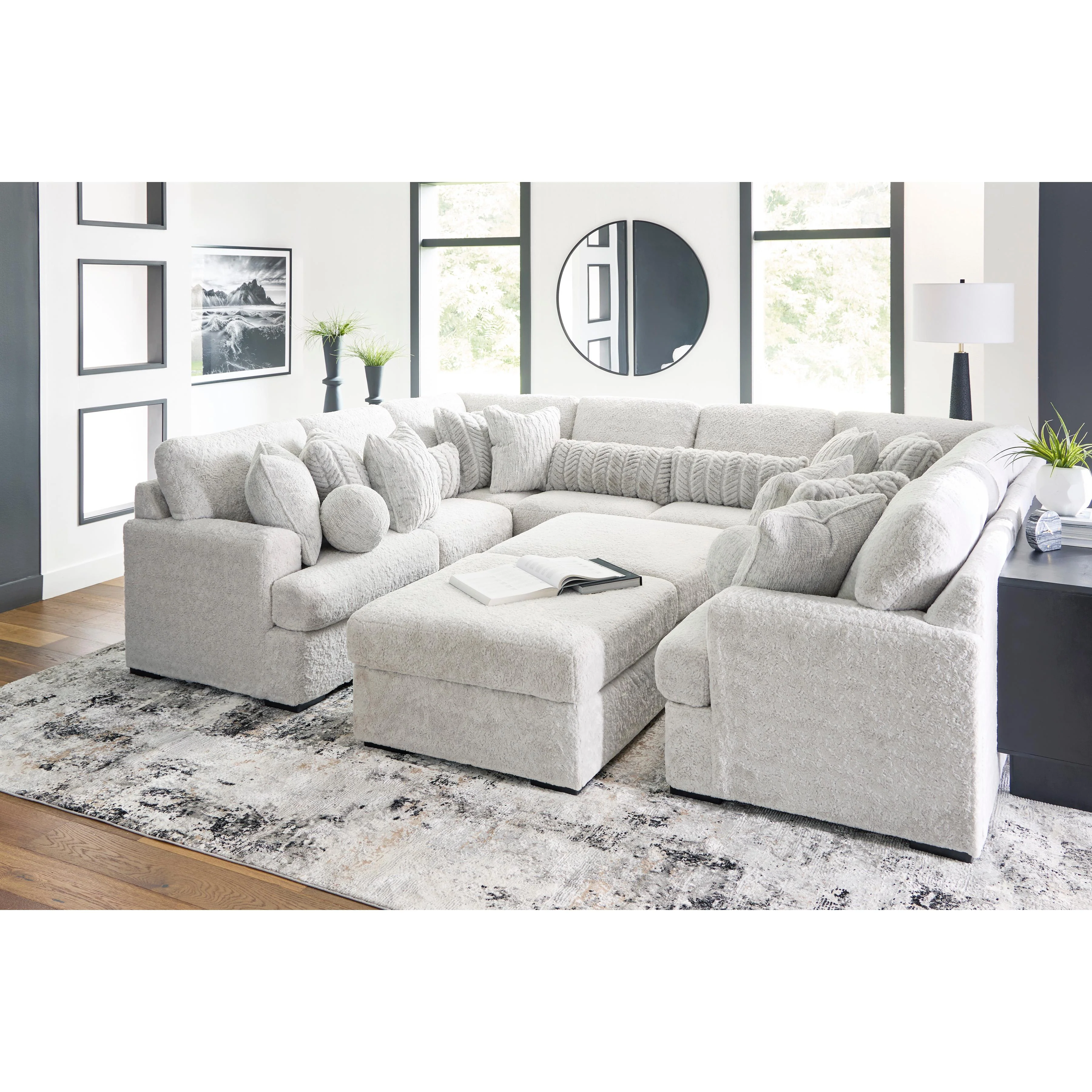 Signature Design by Ashley Cuddle Plush PC59106S10 10 pc Sectional - Image 2