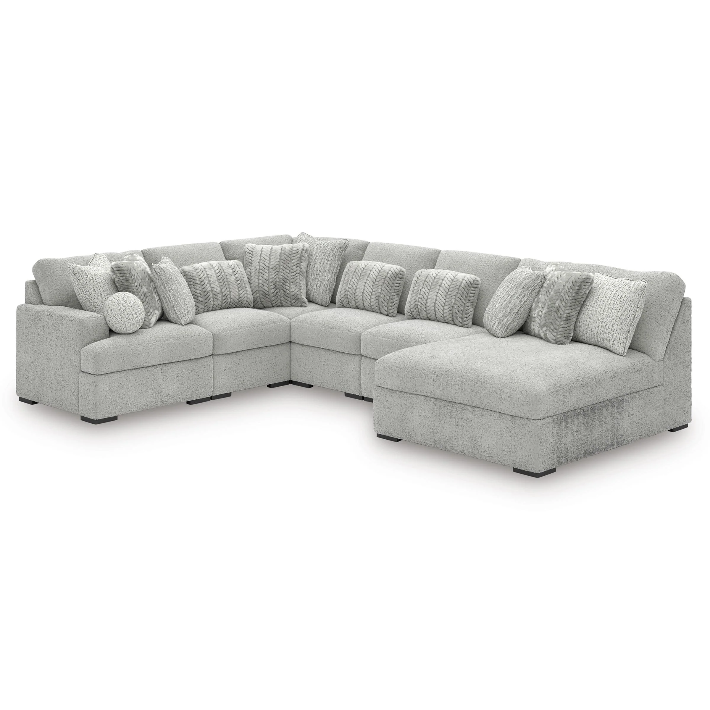 Signature Design by Ashley Cuddle Plush PC59106S3 6 pc Sectional with Chaise - Image 1