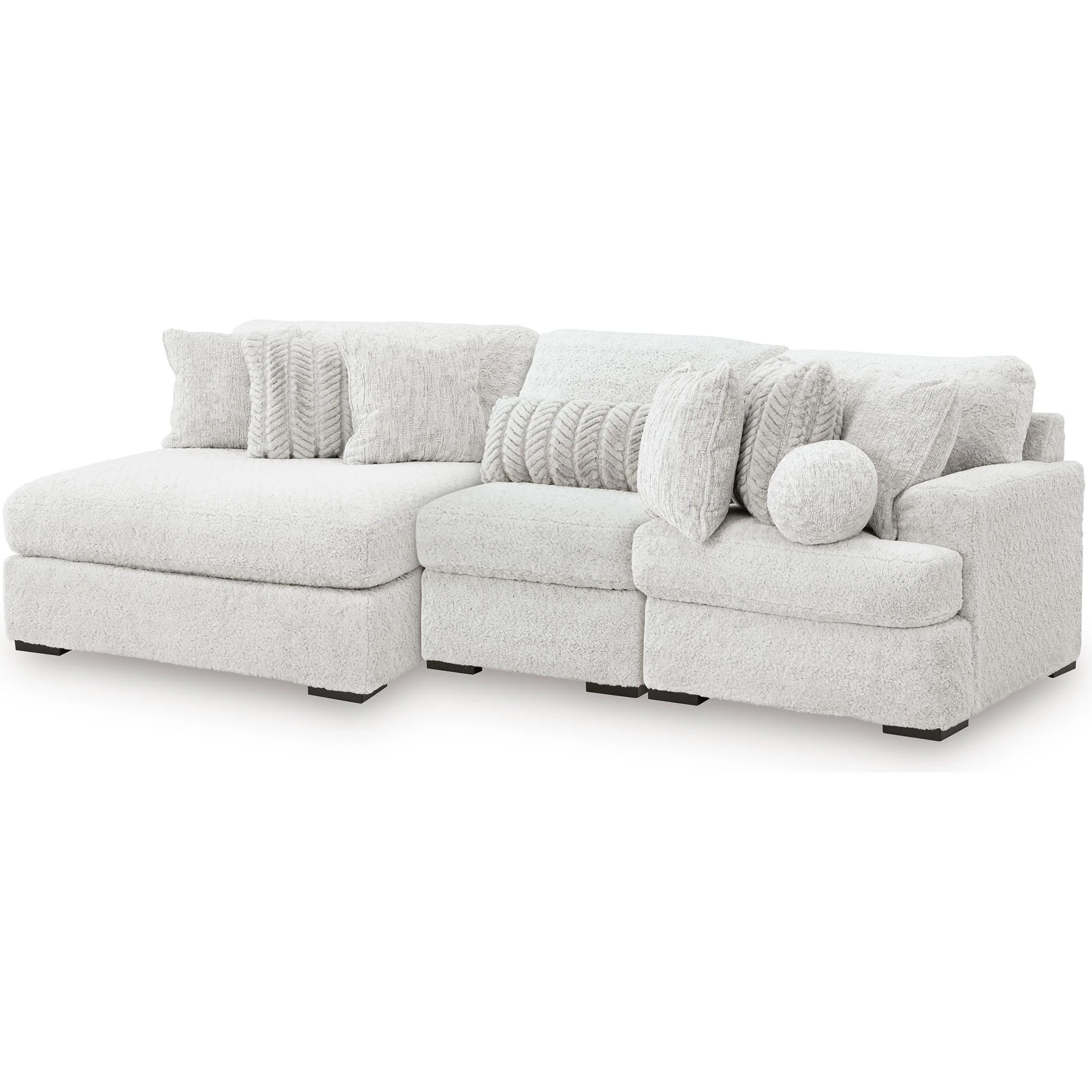 Signature Design by Ashley Cuddle Plush PC59106S7 3 pc Sectional with Chaise - Image 1