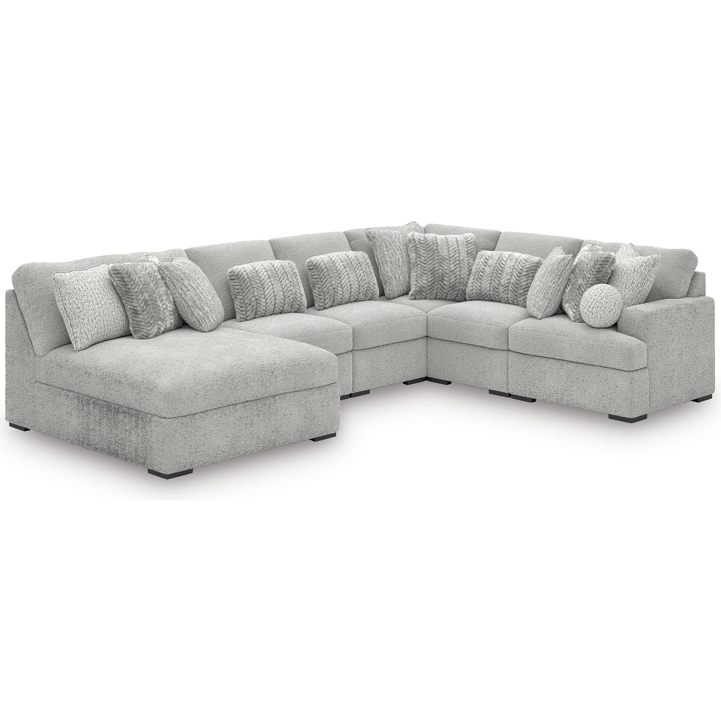 Signature Design by Ashley Cuddle Plush PC59106S8 6 pc Sectional with Chaise - Image 1