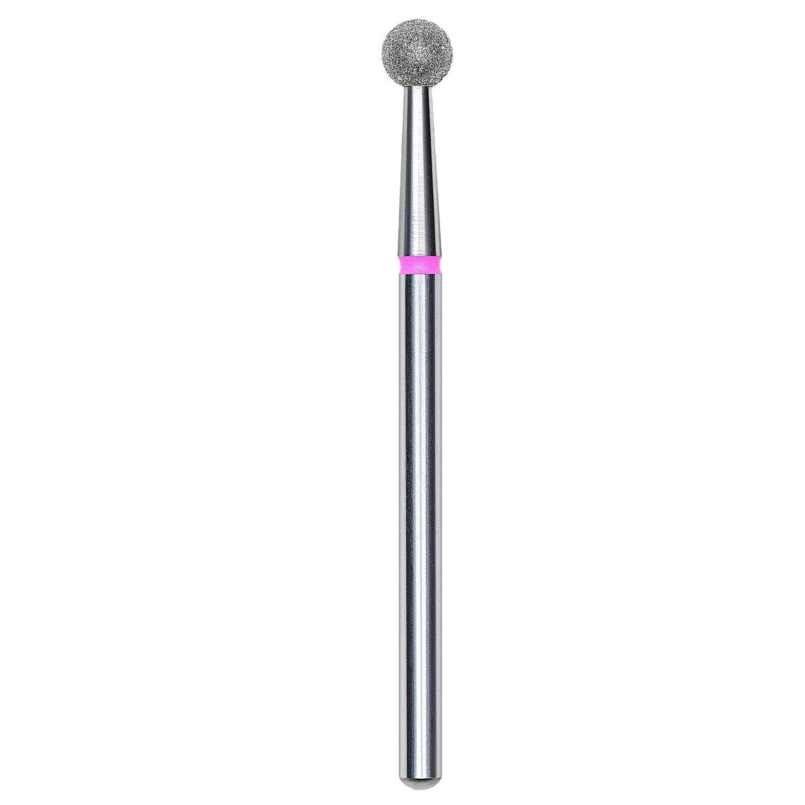DIAMOND NAIL DRILL BIT, "BALL", RED, HEAD DIAMETER 4MM (FA01R040) - STALEKS™ - Image 1