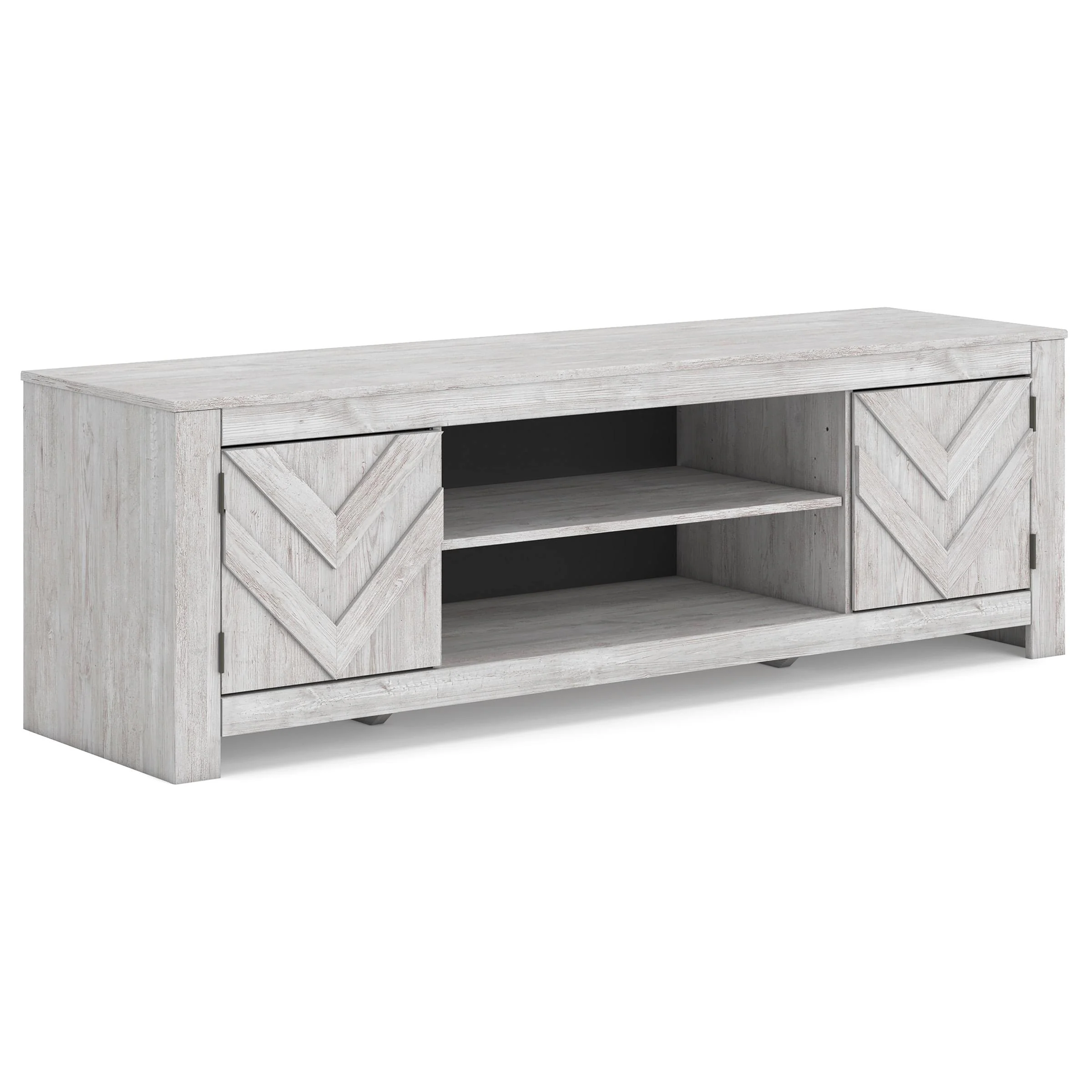 Signature Design by Ashley Cayboni W3788-68 LG TV Stand with Fireplace Option