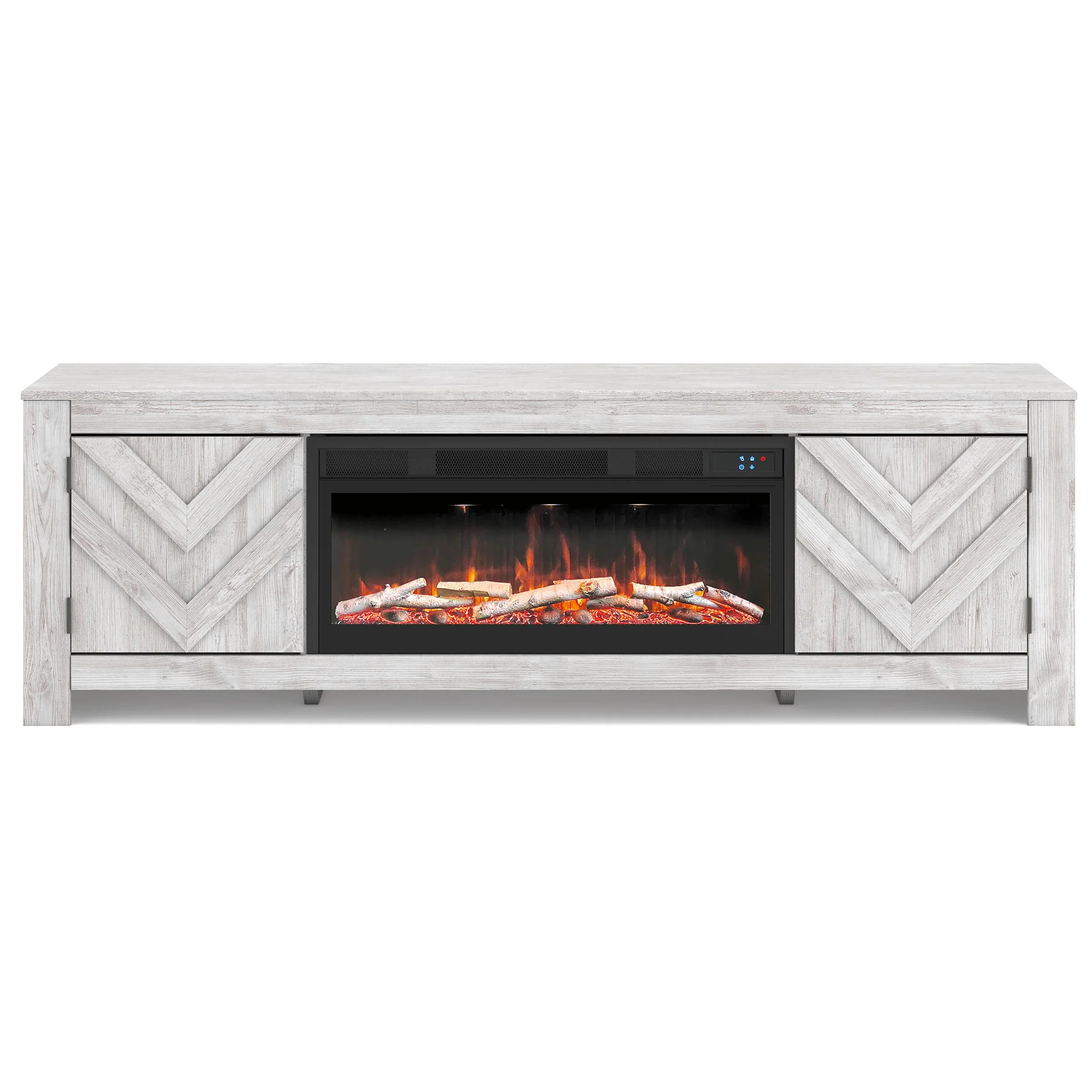 Signature Design by Ashley Cayboni W3788W1 71" TV Stand with Electric Fireplace - Image 2