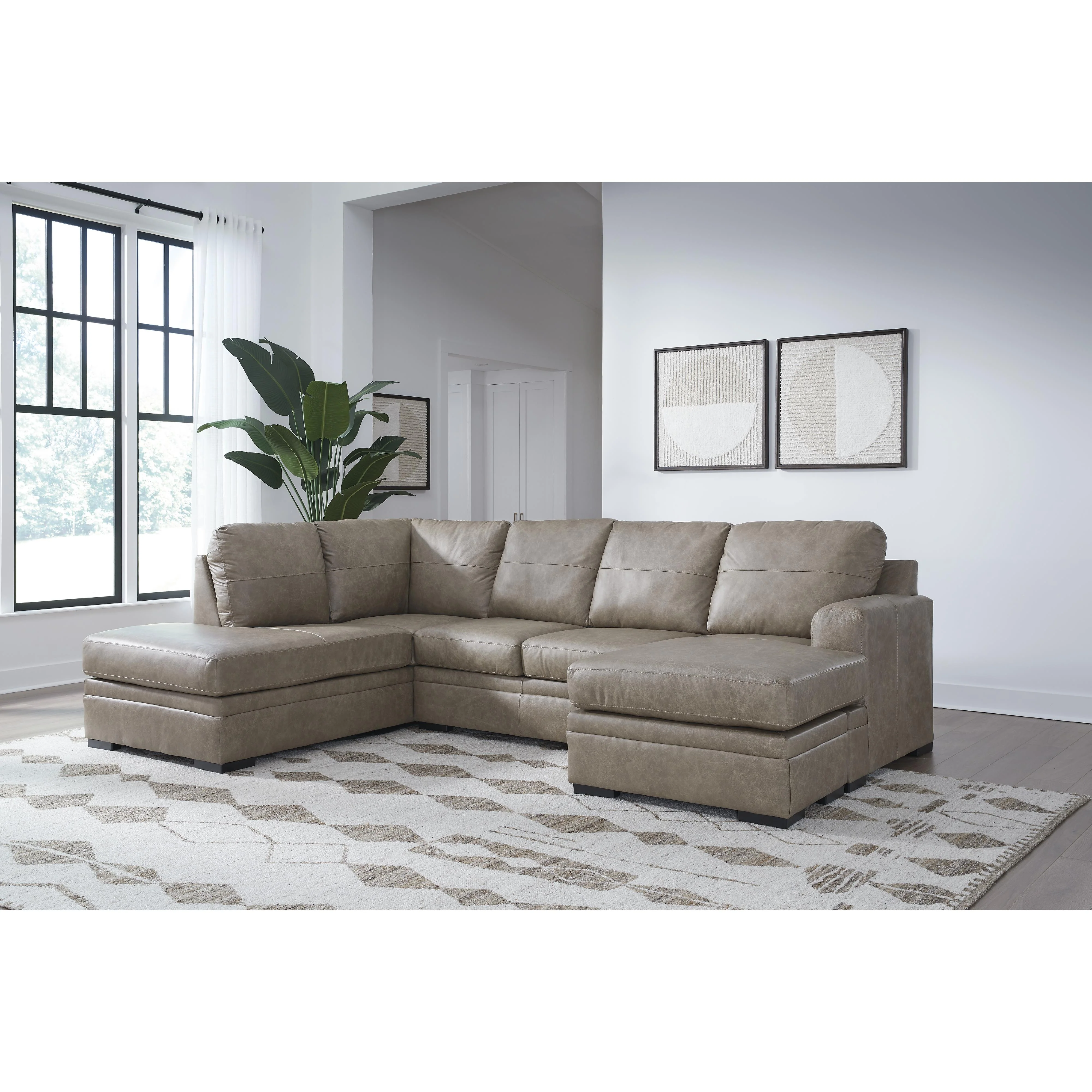 Signature Design by Ashley Amuleto 22405S2C 2 pc Sectional with Chaise - Image 2