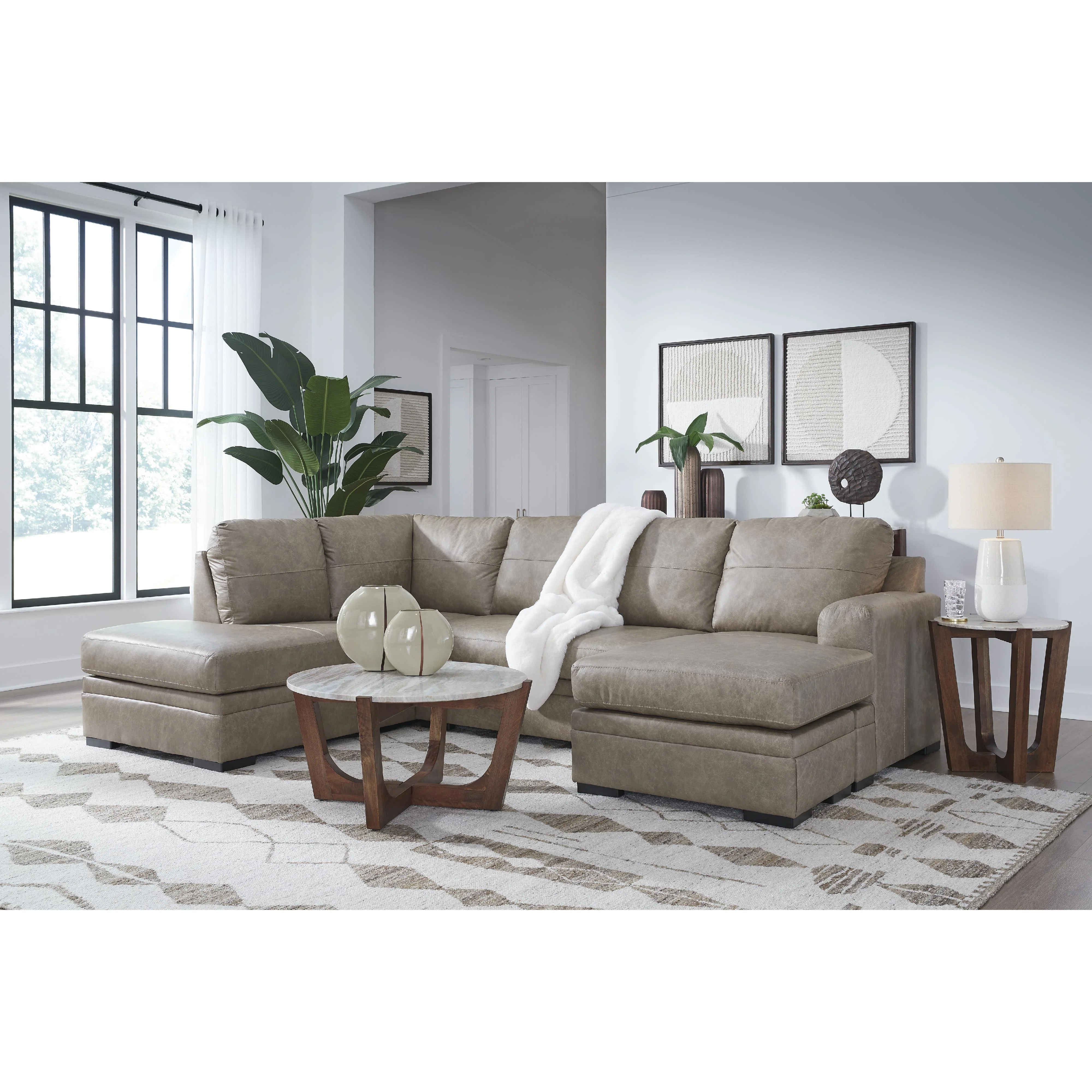 Signature Design by Ashley Amuleto 22405S2C 2 pc Sectional with Chaise - Image 3