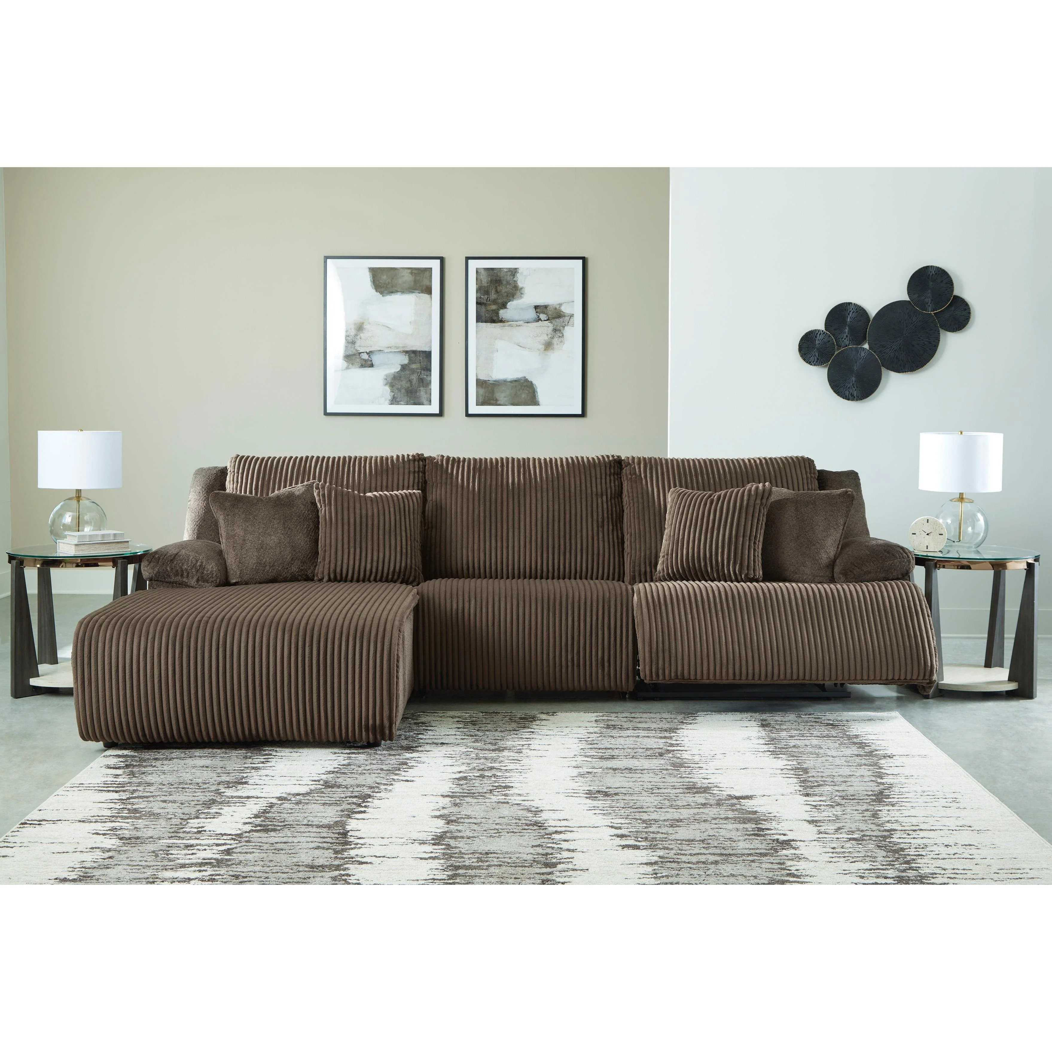 Signature Design by Ashley Top Tier 92705S11 3 pc Sofa Chaise Sectional - Image 3