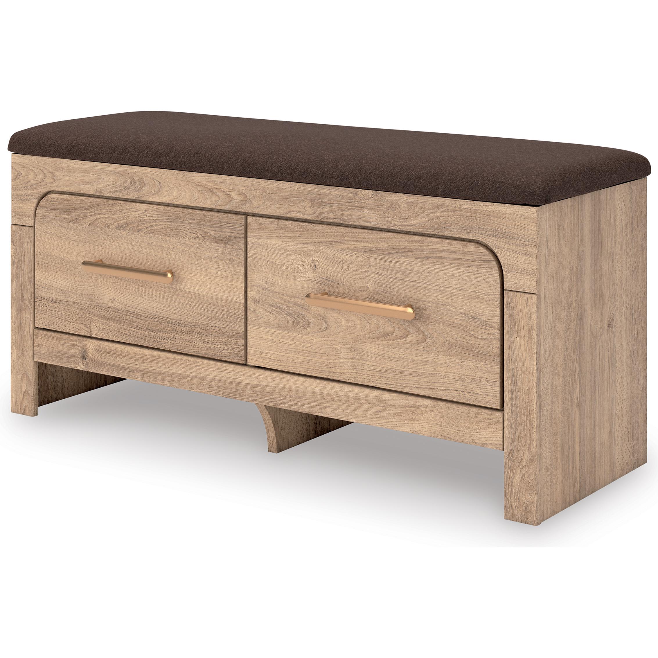 Signature Design by Ashley Kinlanni PCB1360-09 Bedroom Upholstered Storage Bench - Image 3