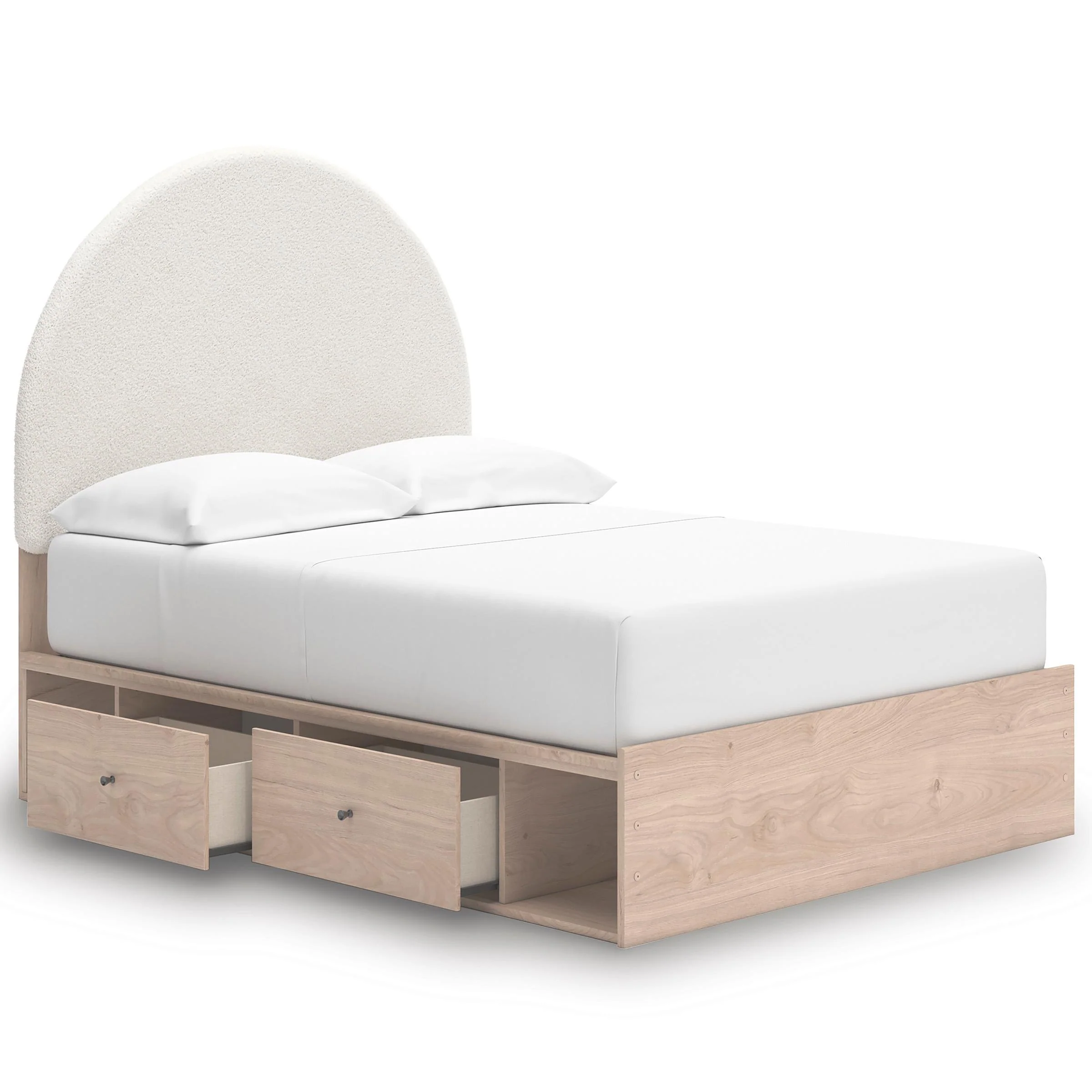 Signature Design by Ashley Arloster PCB1566B5 Full Upholstered Panel Bed with Storage - Image 2