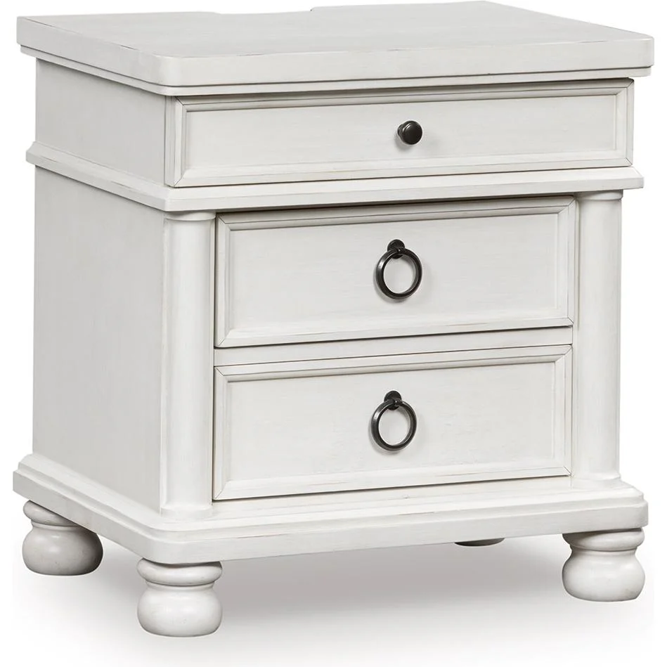 Signature Design by Ashley Rowlenstown PCB823-93 Three Drawer Night Stand