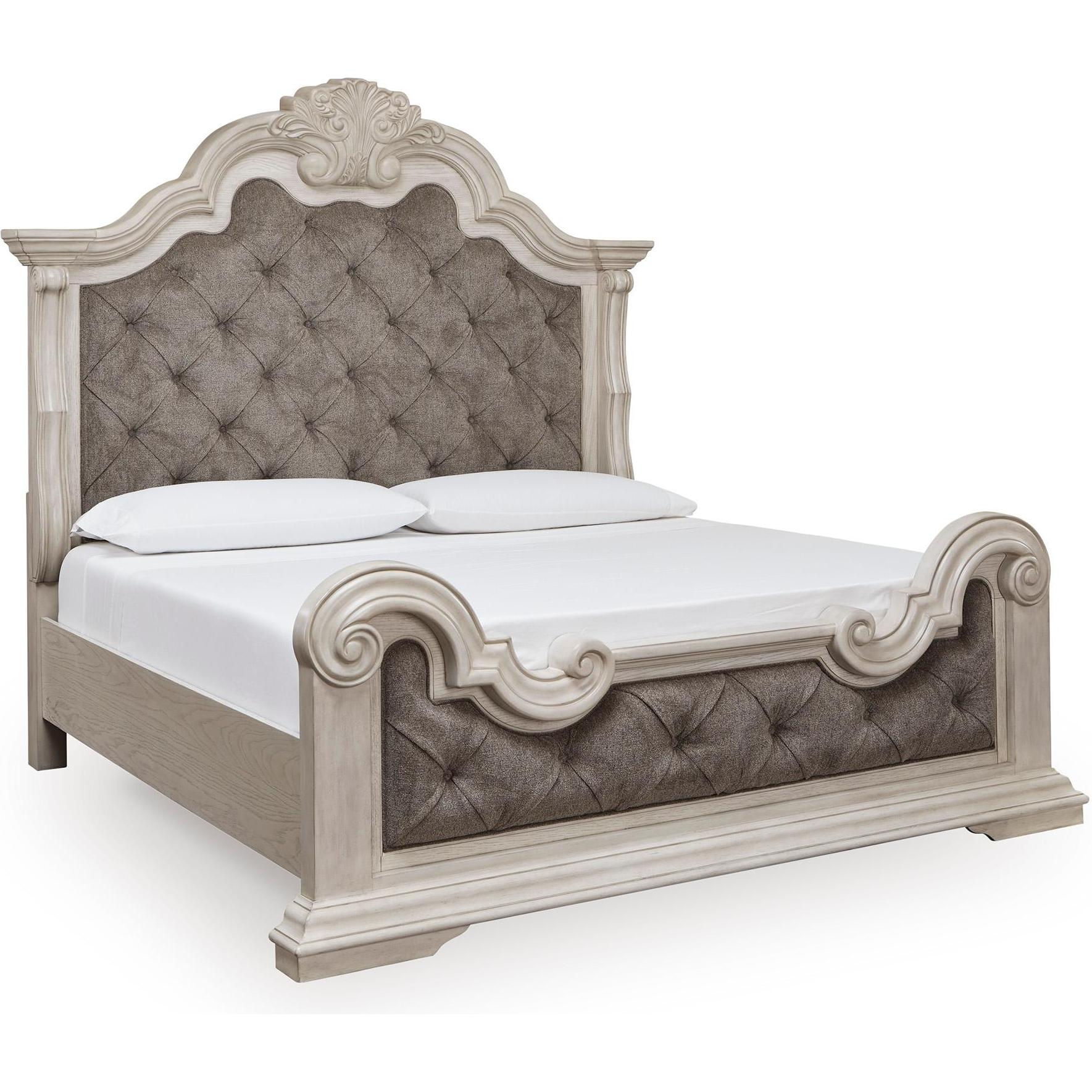 Signature Design by Ashley Bruchandi PCB948B4 King Upholstered Panel Bed - Image 1
