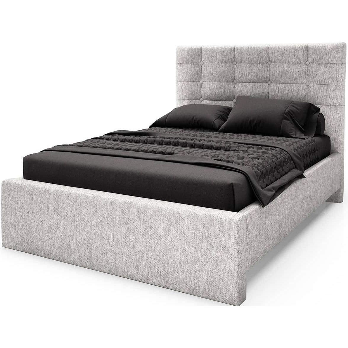 Julien Beaudoin Ocean Queen Upholstered Platform Bed Ocean HOC60+BKBSQ Queen Upholstered Box Spring Bed