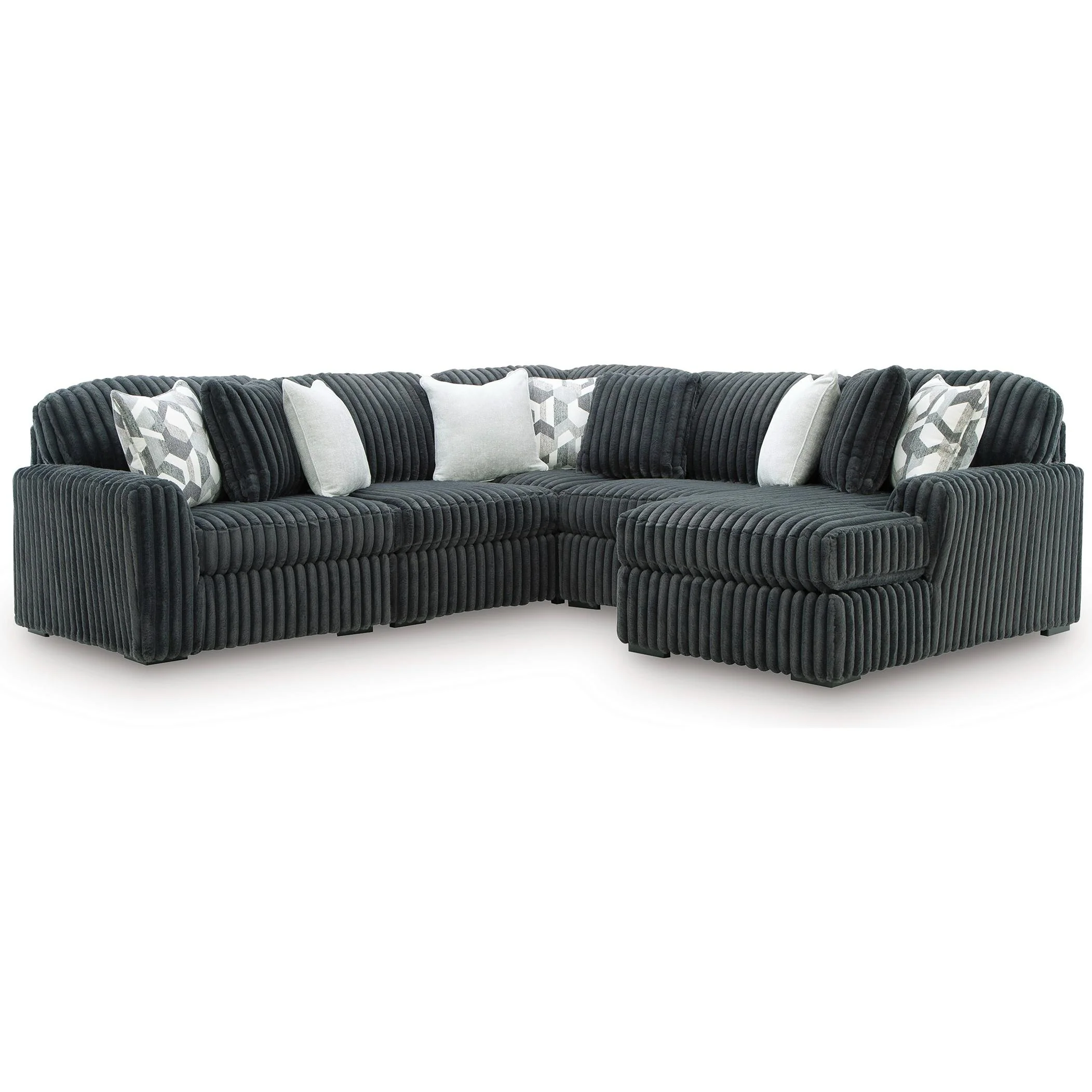 Signature Design by Ashley Midnight-Madness 98105S23 5 pc Sectional with Chaise - Image 1