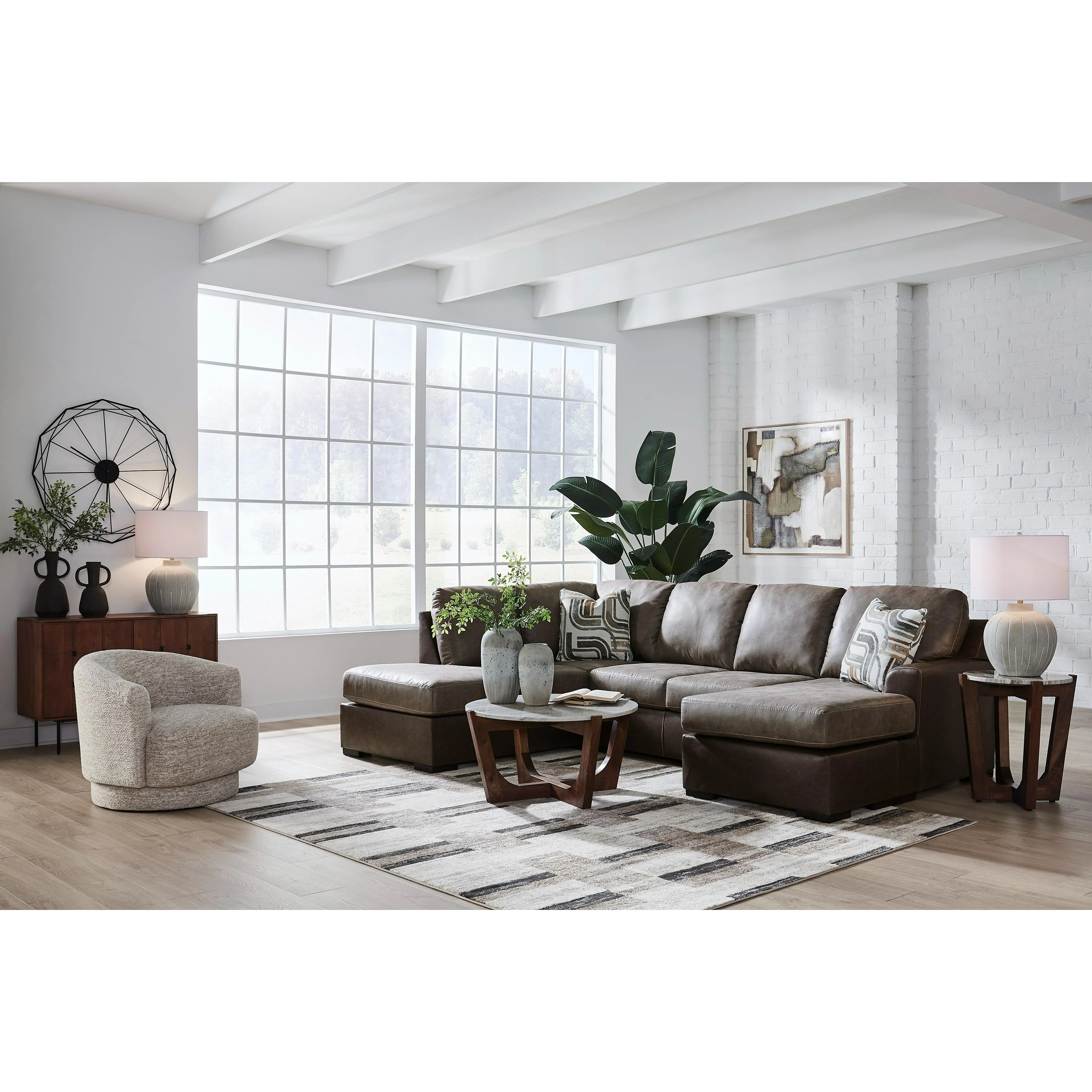 Signature Design by Ashley Castille Way PC62703S1 2 pc Sectional with Chaise - Image 3