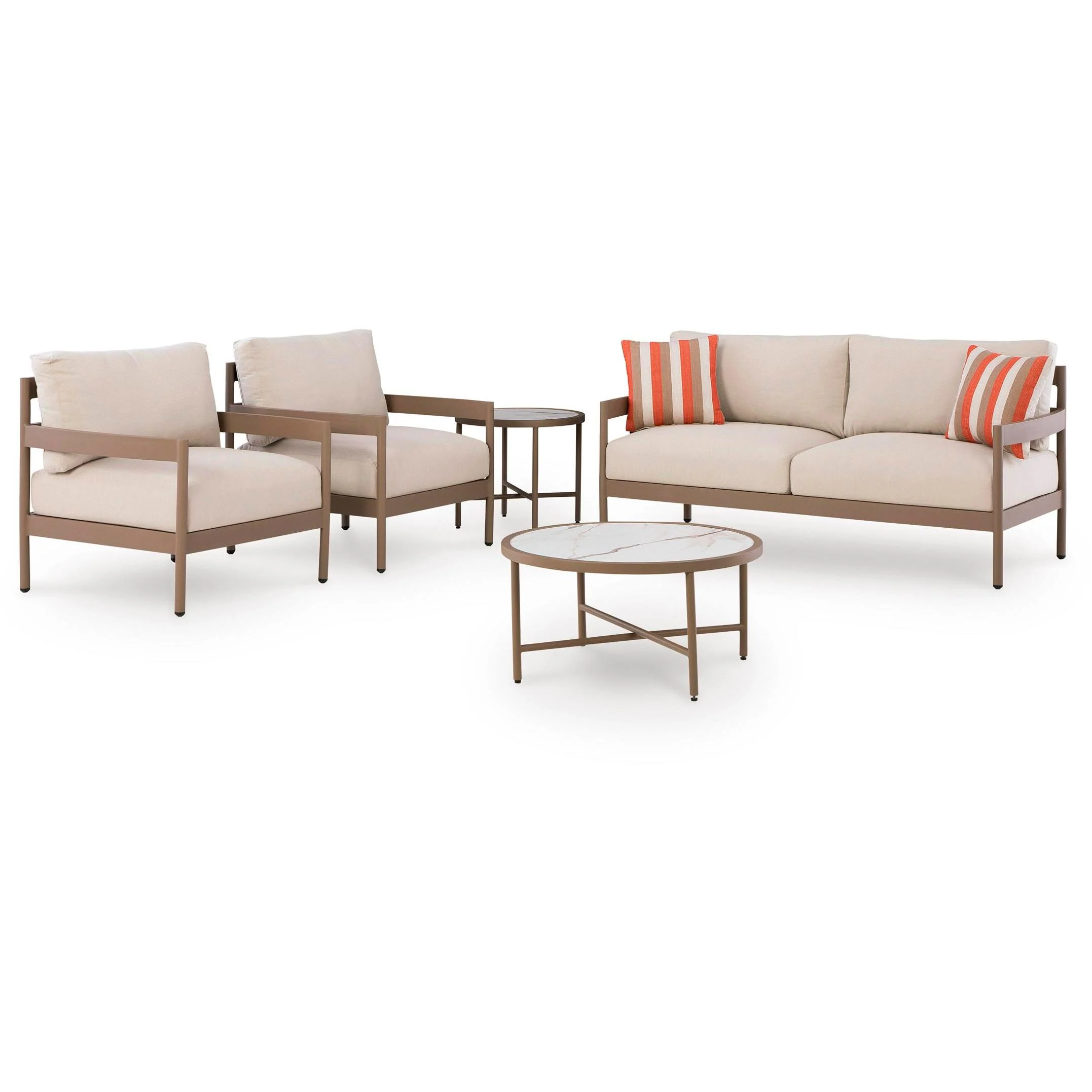 Signature Design by Ashley Bluff Trail PCP383-080 Love/Chairs/Tables Set - Image 2