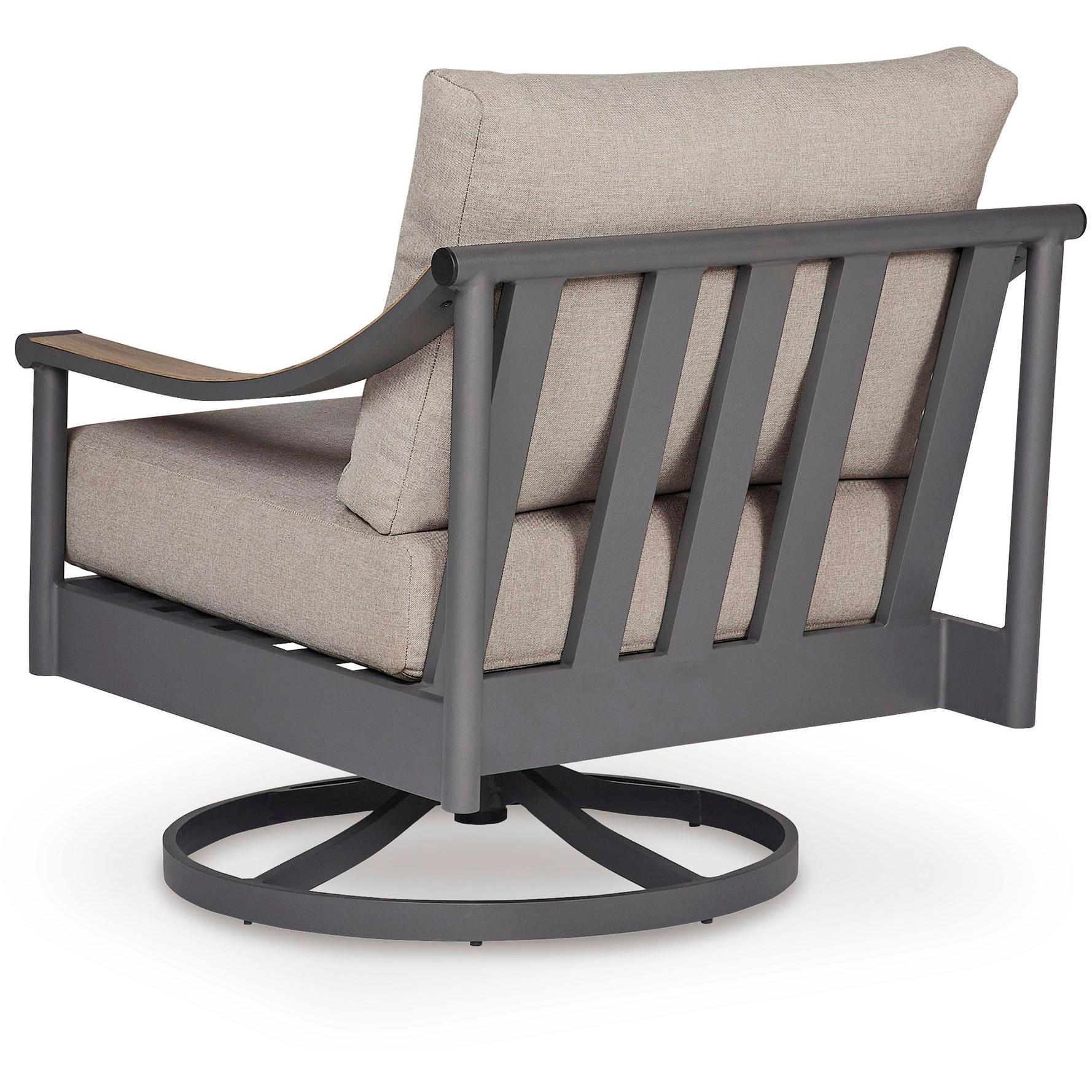 Signature Design by Ashley Ocean Beach PCP510-821 Swivel Lounge with  Cushion - Image 3