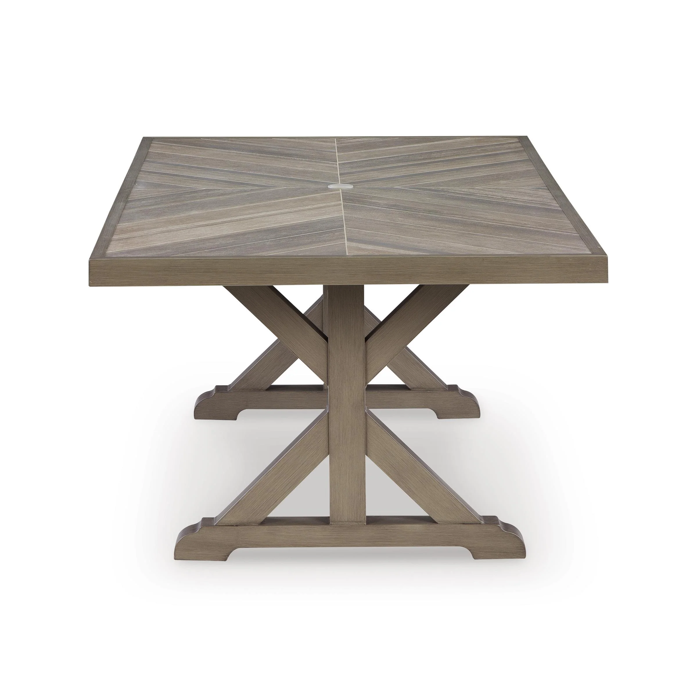 Signature Design by Ashley Laguna Heights PCP790-625 Rectangular Dining Table with Umbrella Option - Image 3