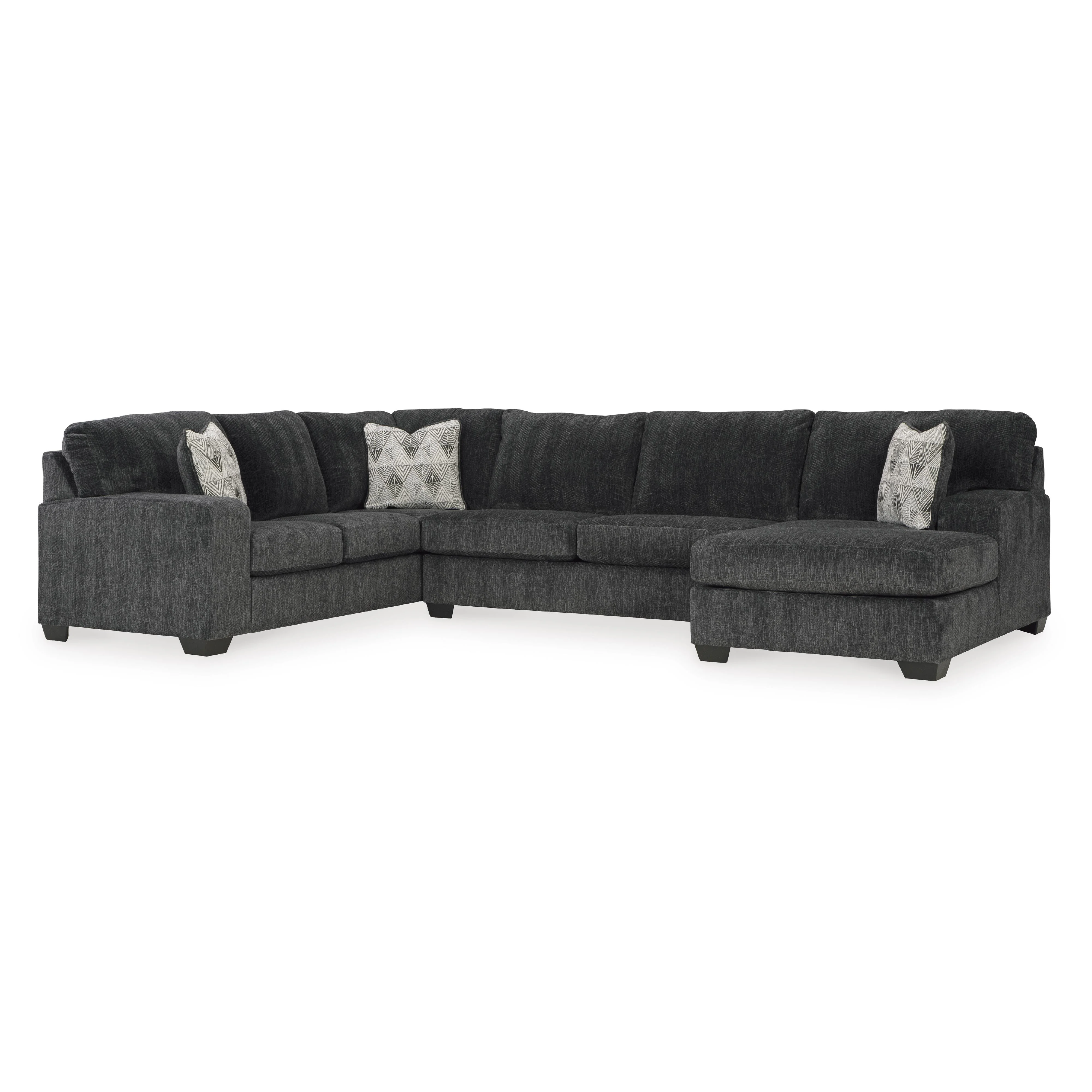 Signature Design by Ashley Hollyview Fabric 3 pc Sectional 1520566/1520534/1520517