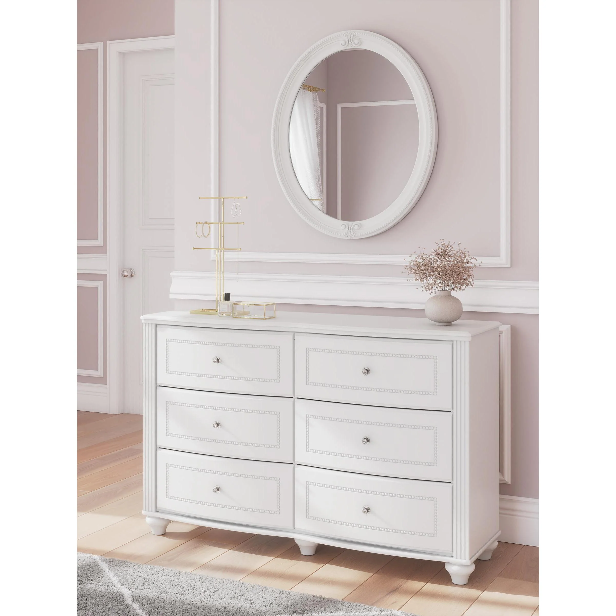 Signature Design by Ashley Kozlani 6-Drawer Dresser with Mirror PCB1819-21/PCB1819-26 - Image 3