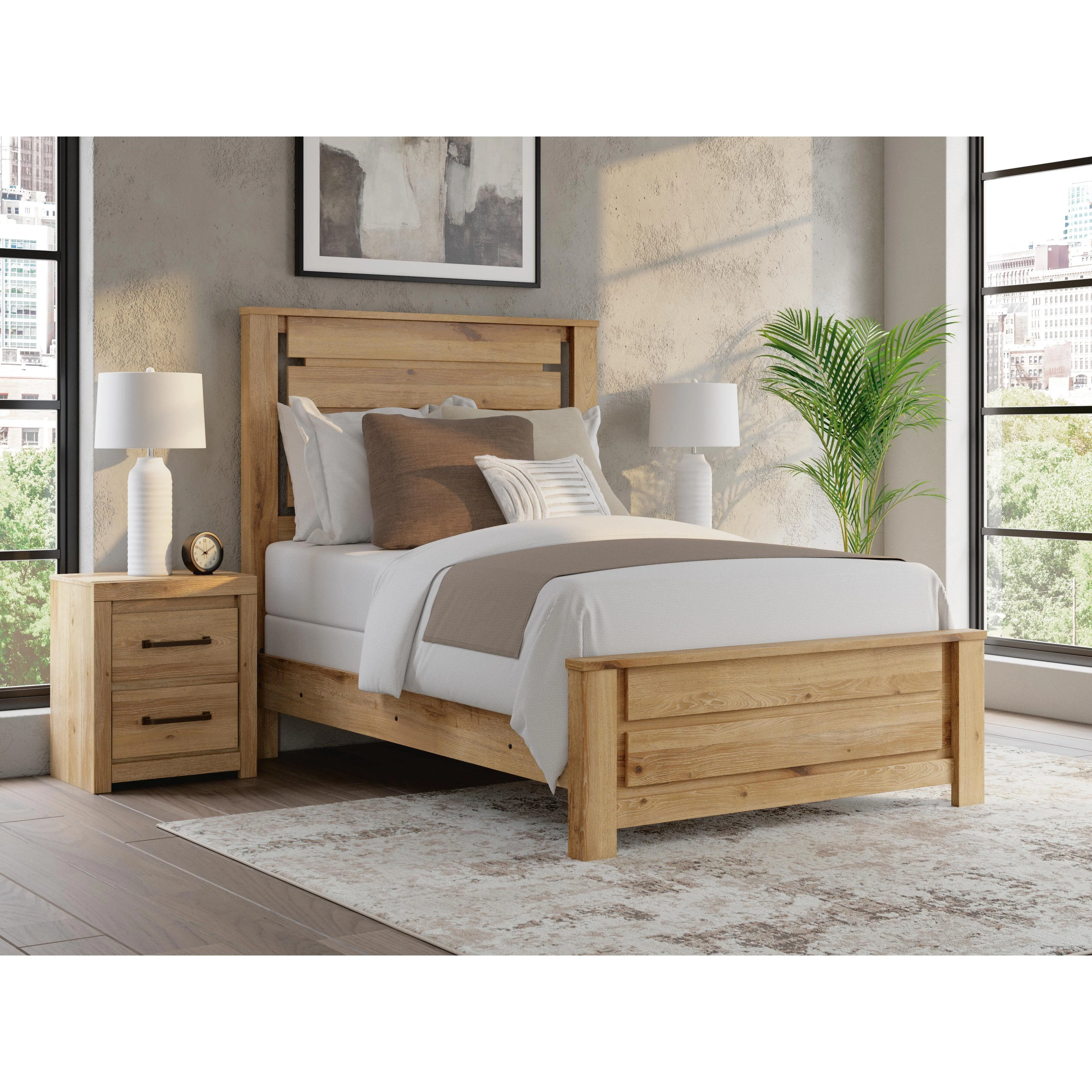 Benchcraft Brozmont B1045B8 Full Panel Bed - Image 2
