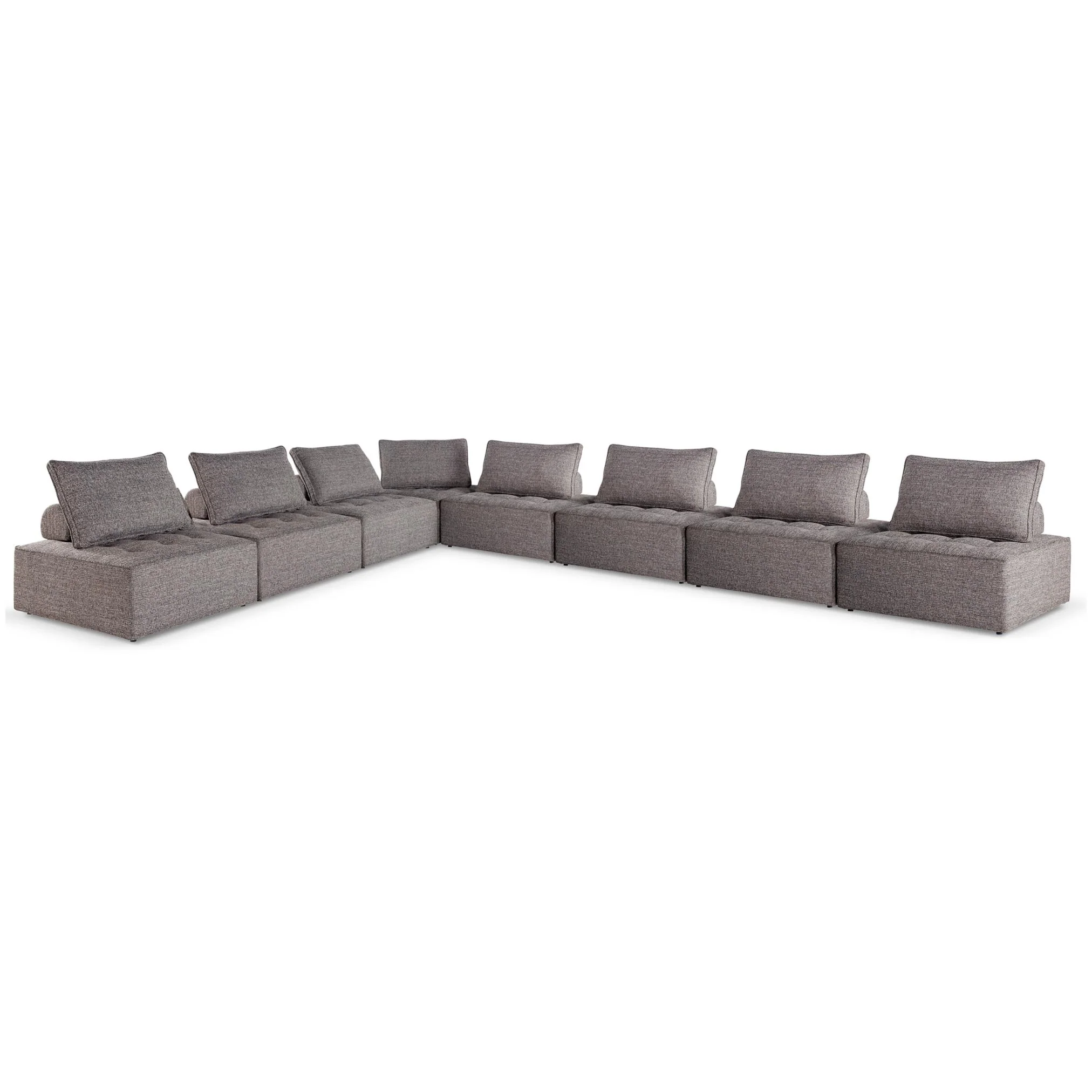 Signature Design by Ashley Bree Zee P160P12 8 pc Outdoor Modular Seating