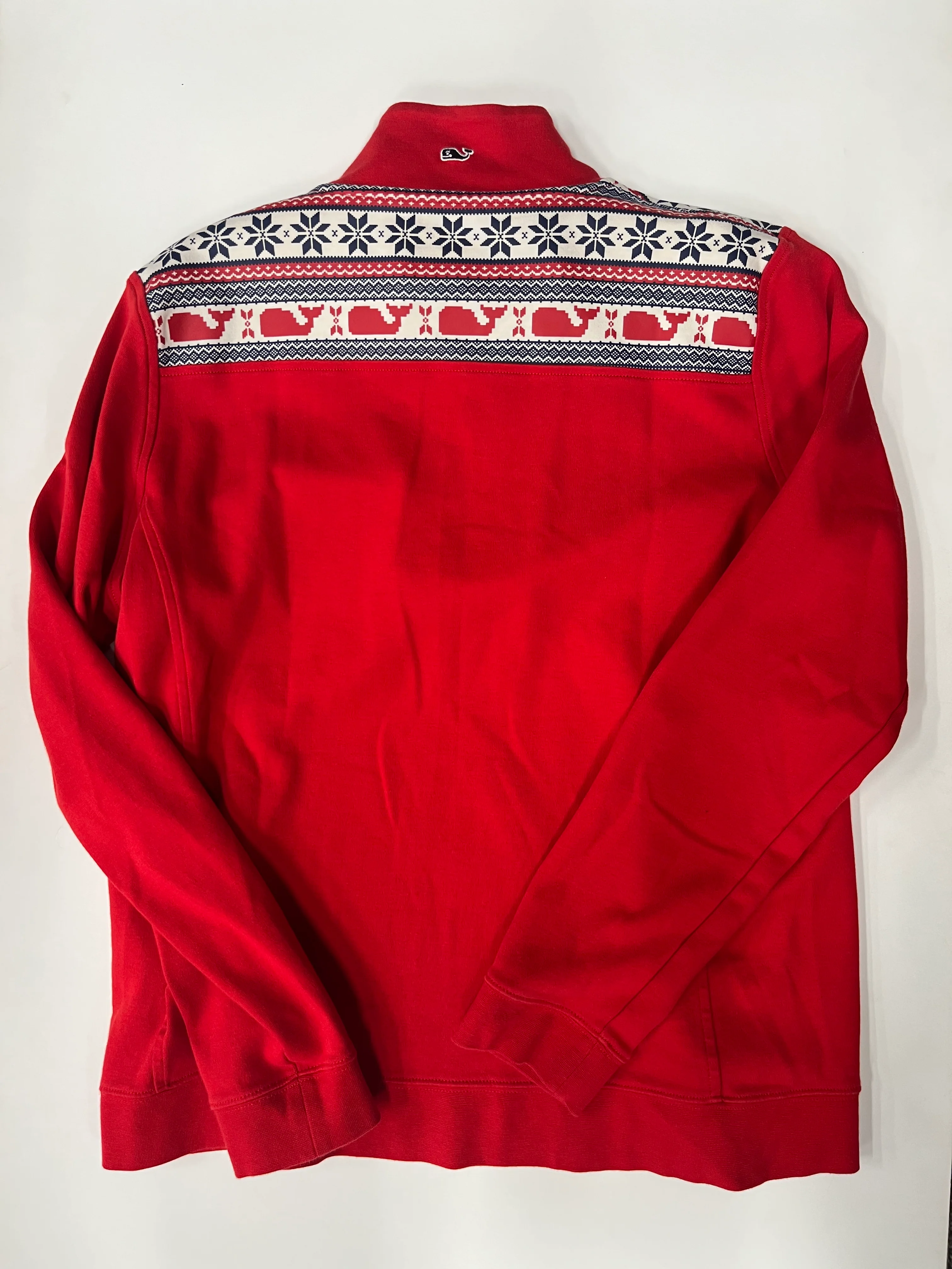 Vineyard Vines Half Zip Pullover Jacket Red Size L - Image 2