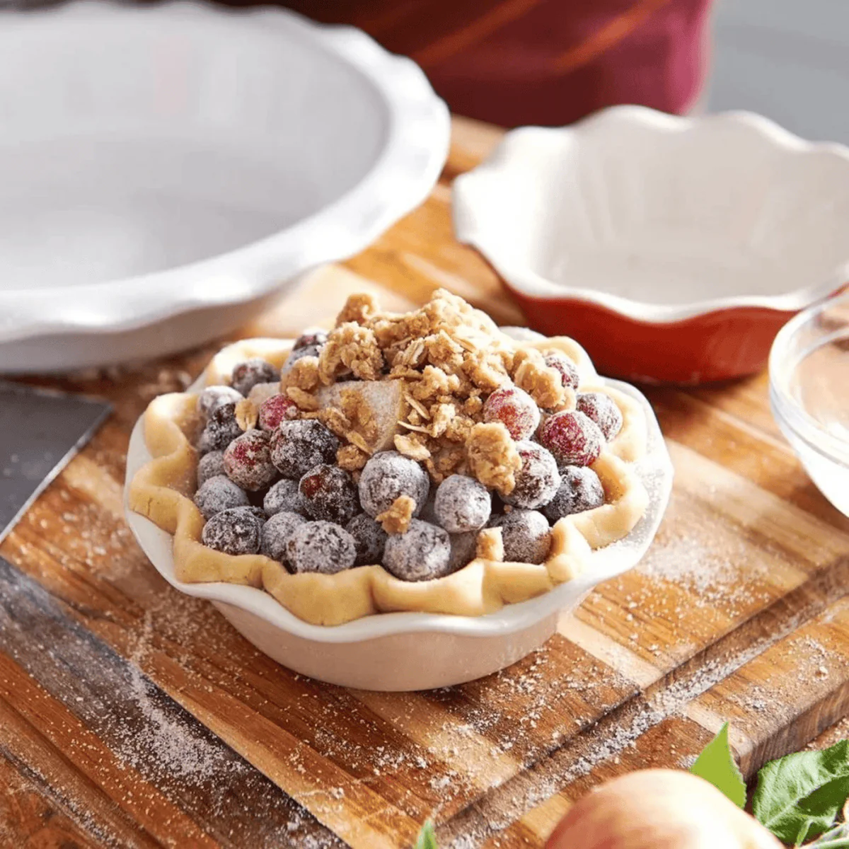 Ceramic Mini Pie Dish Set, Argile - Image 2
