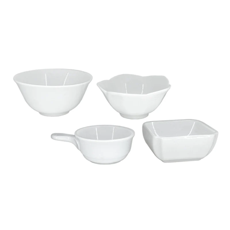 Mini Serving Bowls, White