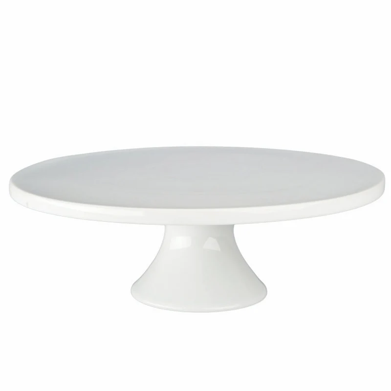 Ceramic Cake Stand with Glass Dome
