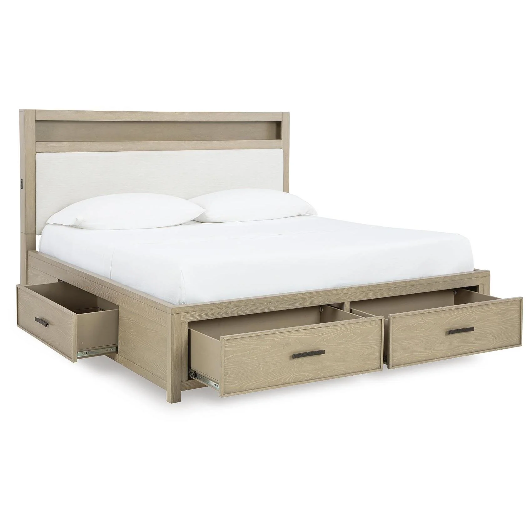 Signature Design by Ashley Calmoro B602B8 King Bookcase Bed - Image 2