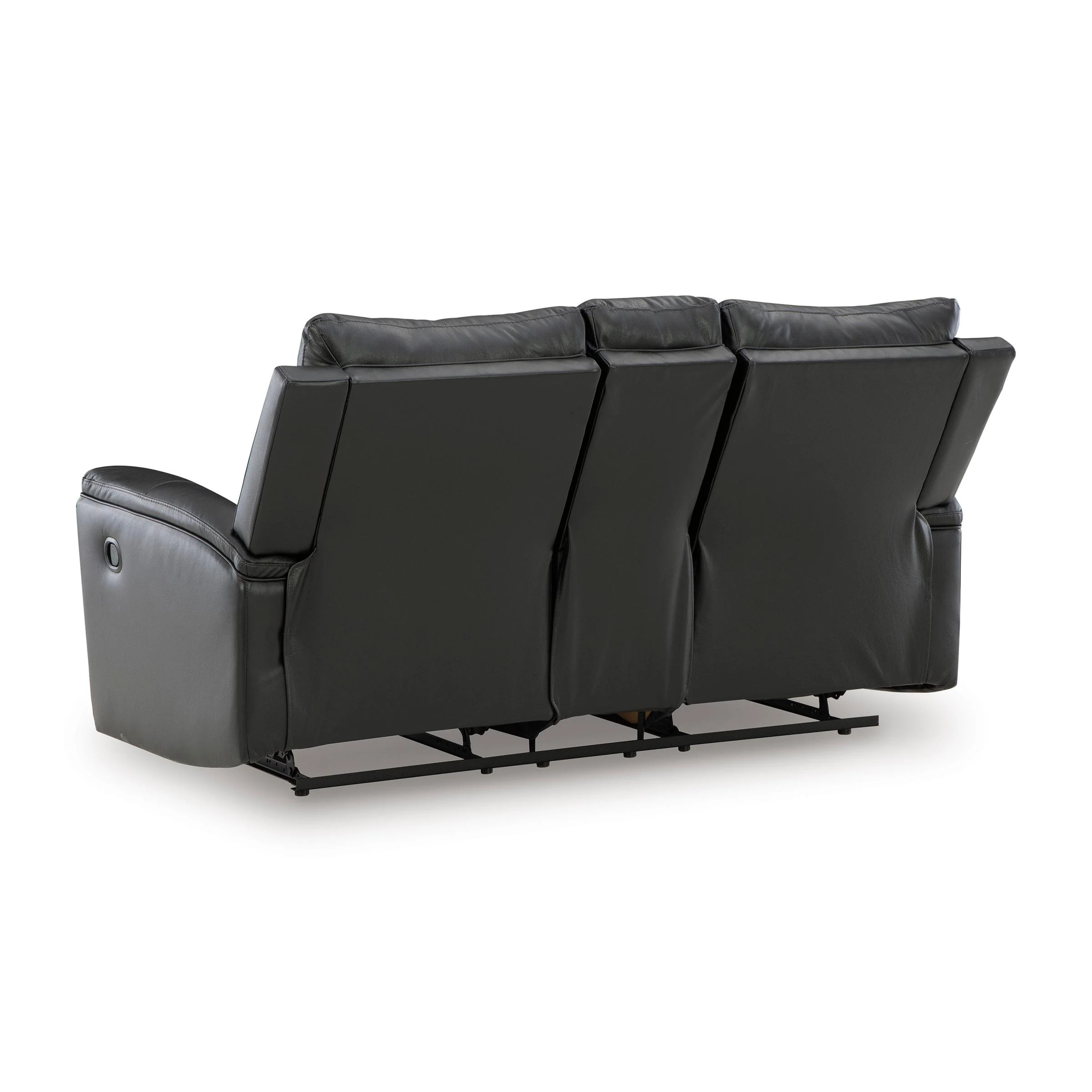 Signature Design by Ashley Glossmore Reclining Leather Match Loveseat with Console PCU1170094C - Image 3