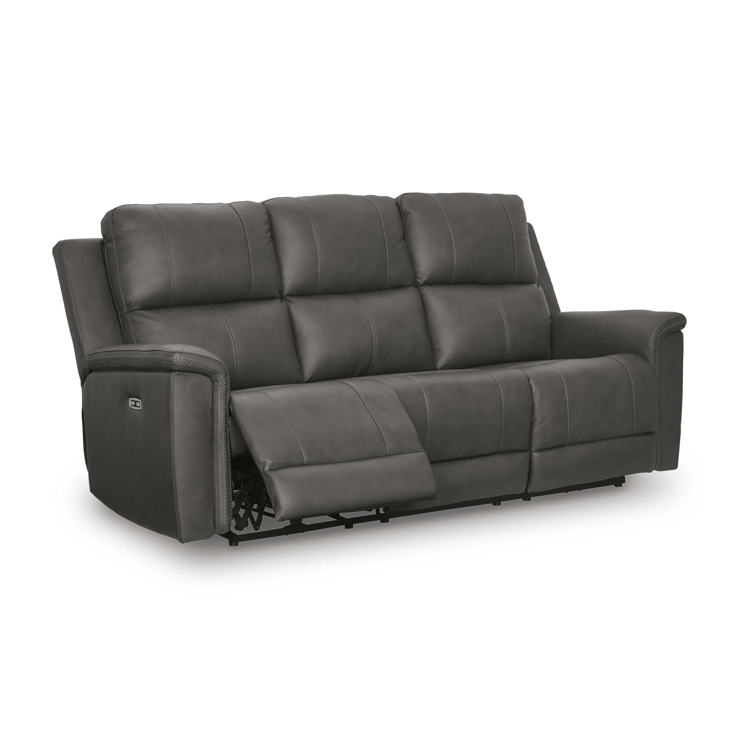 Signature Design by Ashley Bleckley Power Reclining Leather Match Sofa PCU1200015C