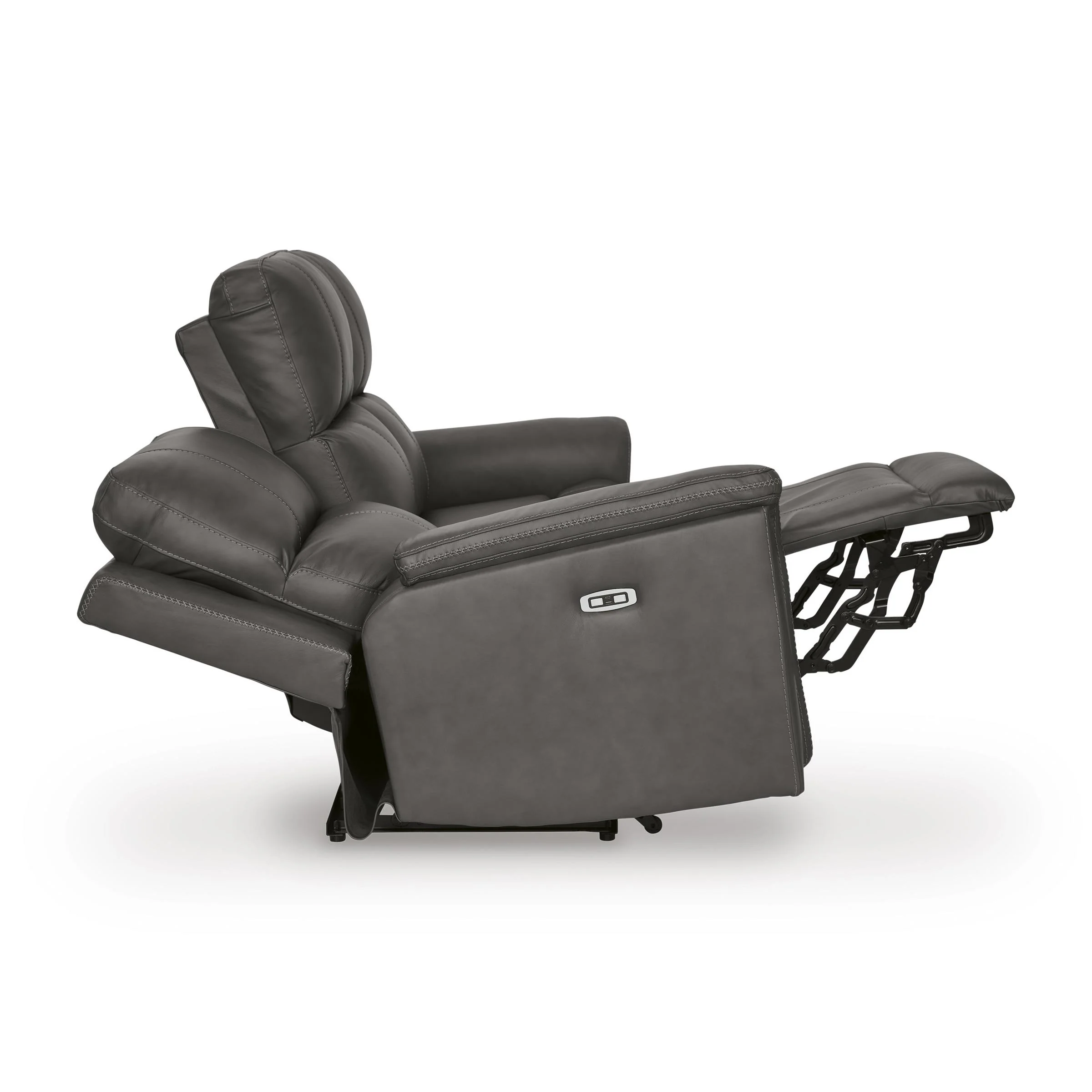Signature Design by Ashley Bleckley Power Reclining Leather Match Sofa PCU1200015C - Image 3