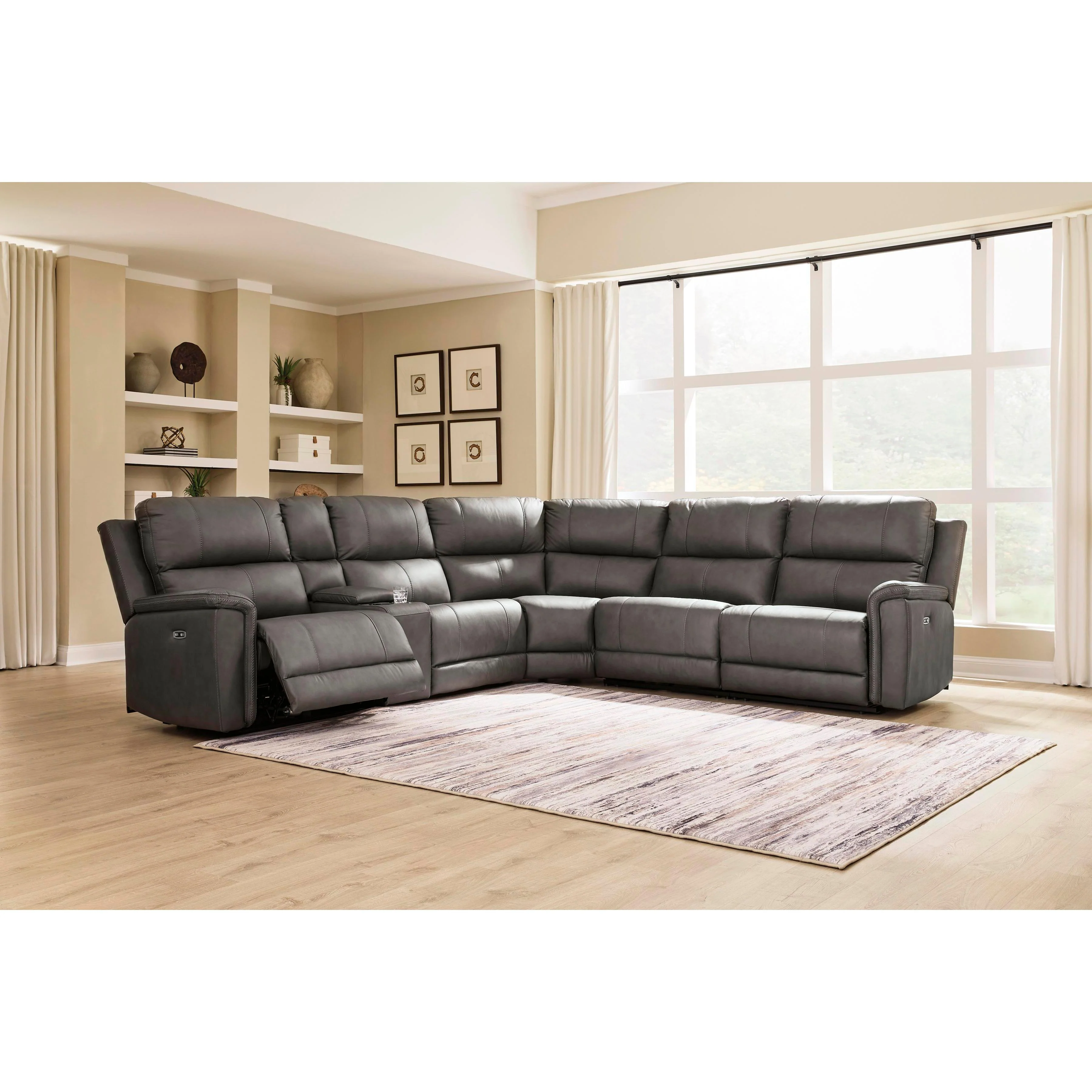 Signature Design by Ashley Bleckley Power Reclining Leather Match 6 pc Sectional PCU1200058C/PCU1200057C/PCU1200046C/PCU1200077C/PCU1200031C/PCU1200062C - Image 2
