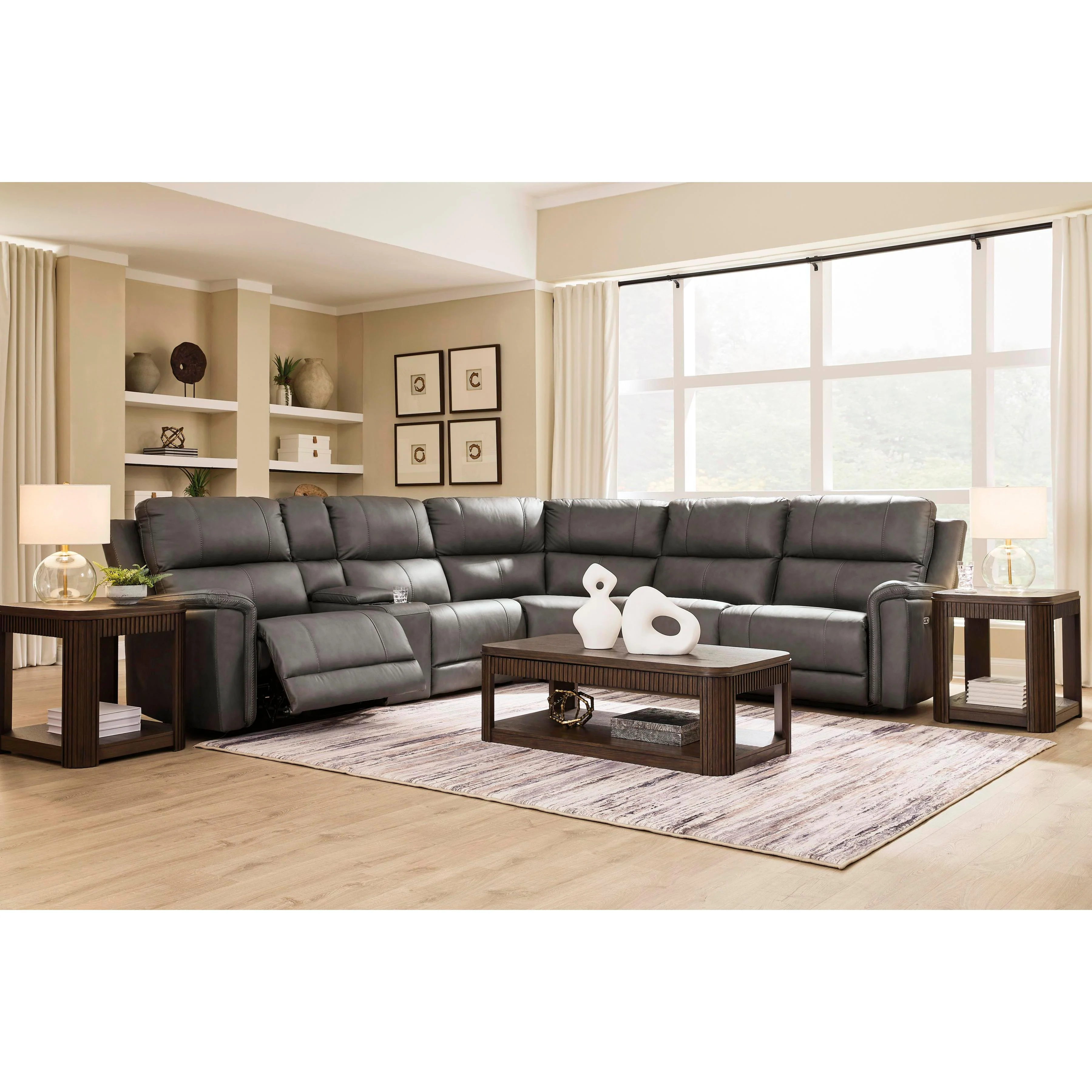 Signature Design by Ashley Bleckley Power Reclining Leather Match 6 pc Sectional PCU1200058C/PCU1200057C/PCU1200046C/PCU1200077C/PCU1200031C/PCU1200062C - Image 3