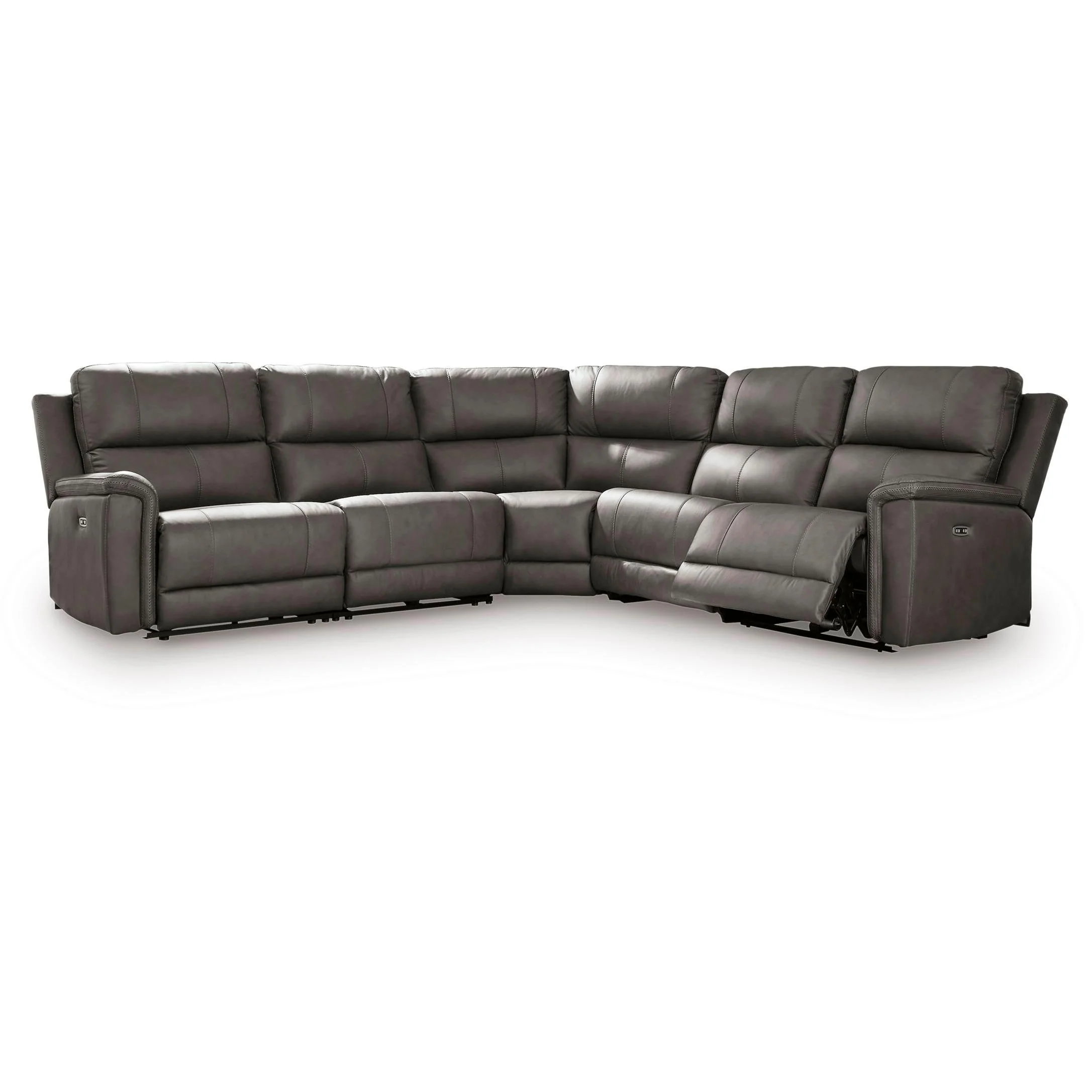 Signature Design by Ashley Bleckley Power Reclining Leather Match 5 pc Sectional PCU1200058C/PCU1200046C/PCU1200077C/PCU1200031C/PCU1200062C