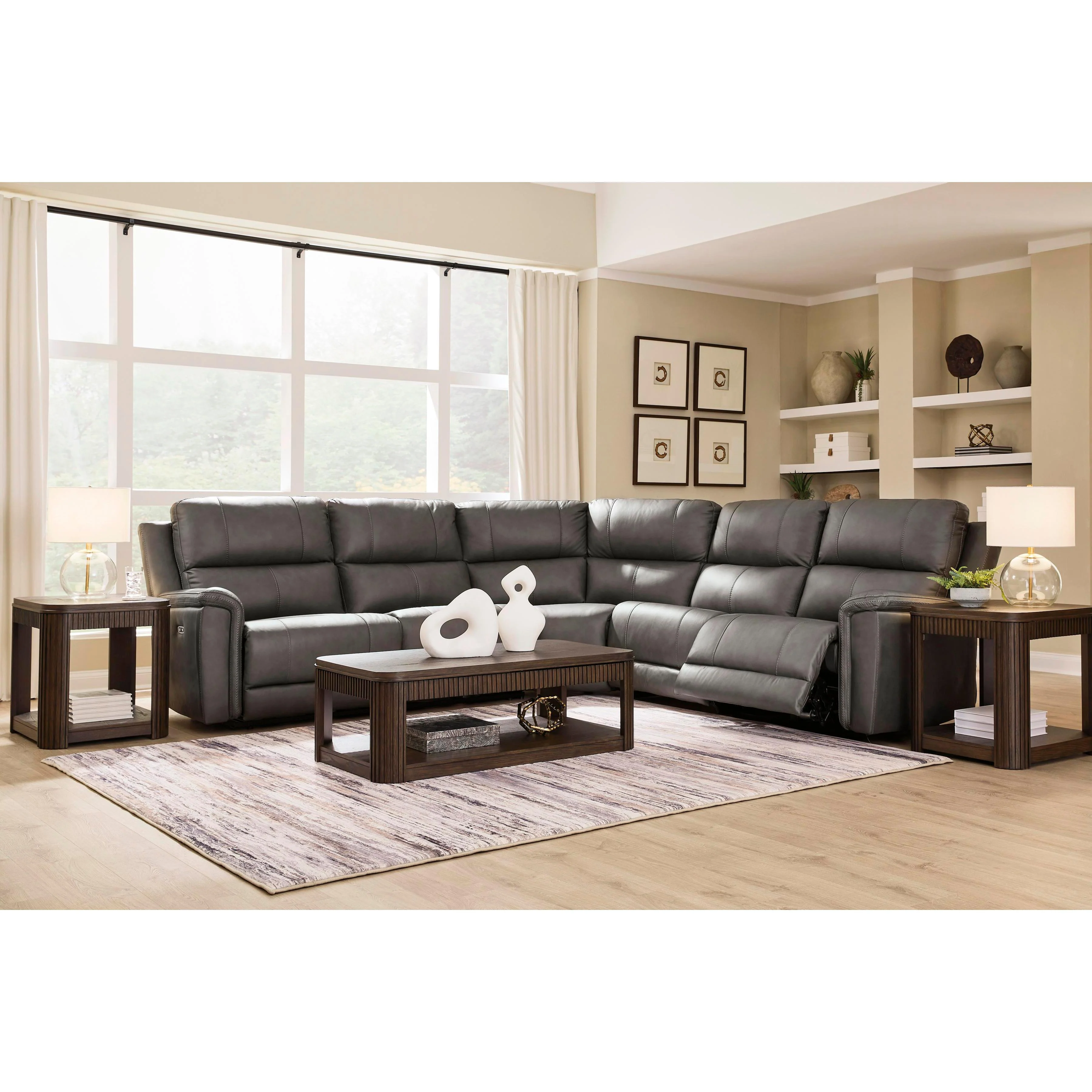 Signature Design by Ashley Bleckley Power Reclining Leather Match 5 pc Sectional PCU1200058C/PCU1200046C/PCU1200077C/PCU1200031C/PCU1200062C - Image 3