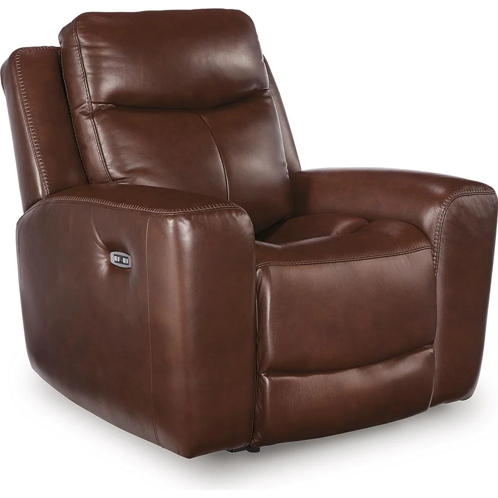 Signature Design by Ashley Next Move Power Leather Match Recliner PCU1210213C
